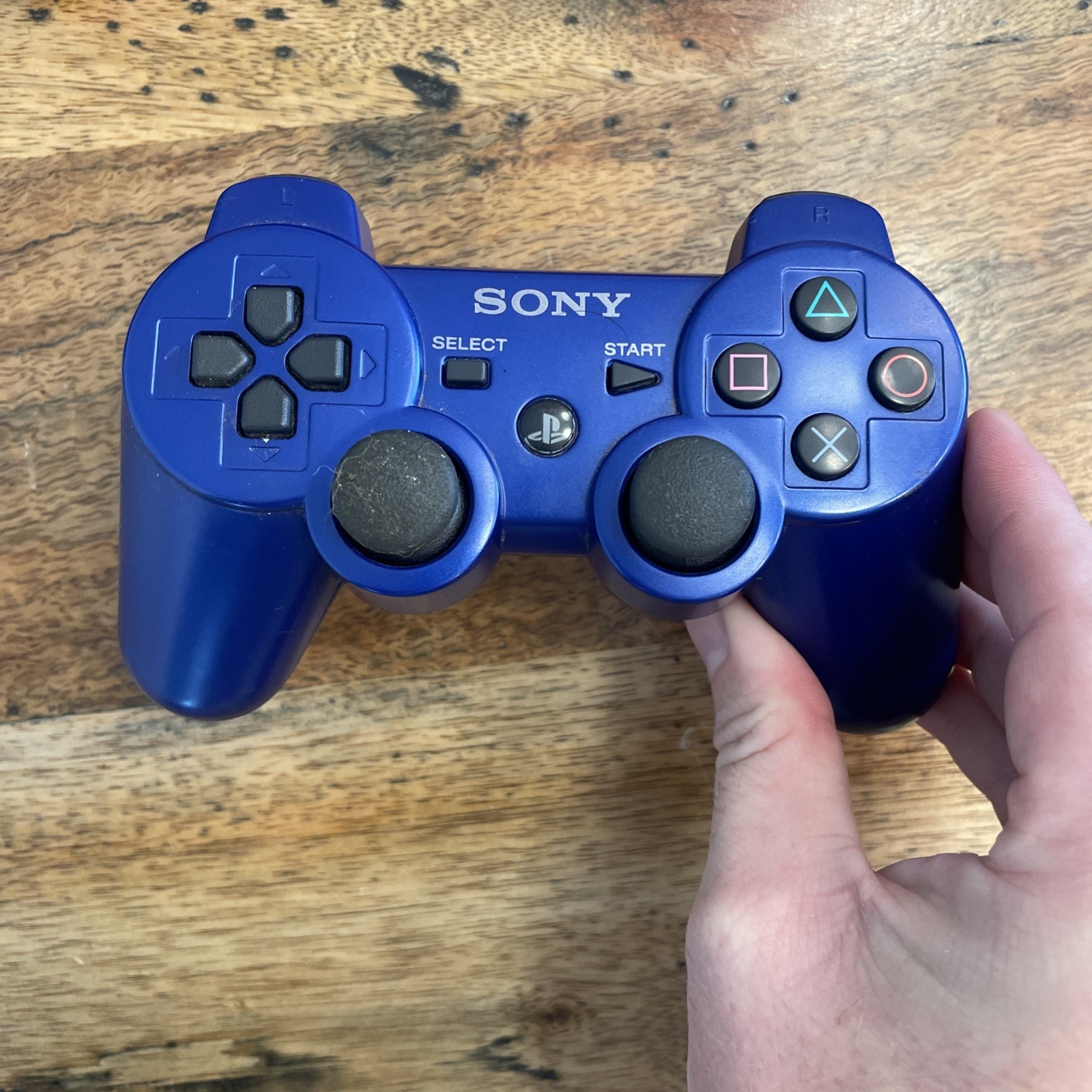Lot Of 6 PlayStation Controllers Various Models/Colors Untested Selling As Is!