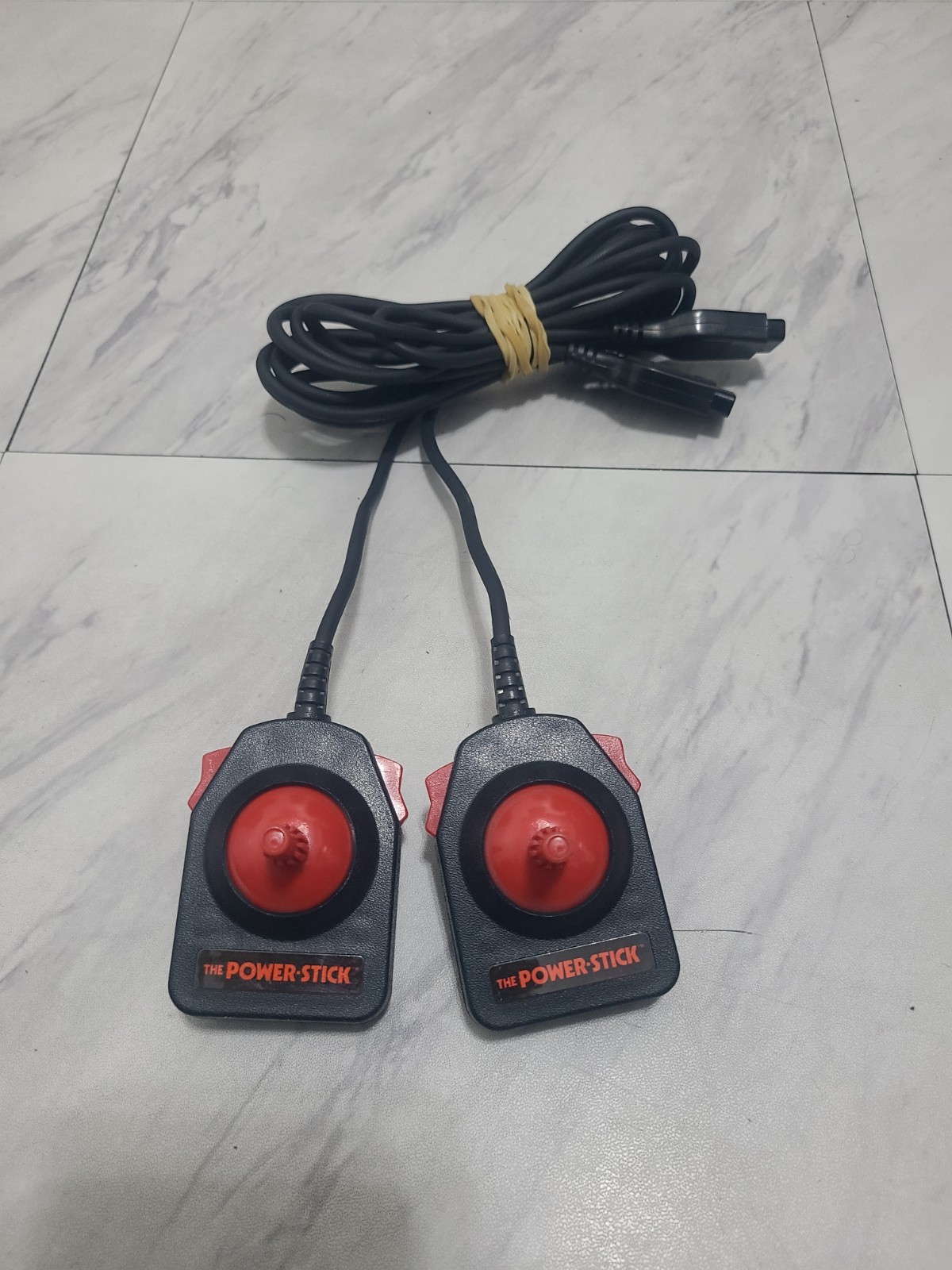 Amiga The Power Stick Atari 2600/7800 Commodore 64 Controllers Lot Of 2 Joystick
