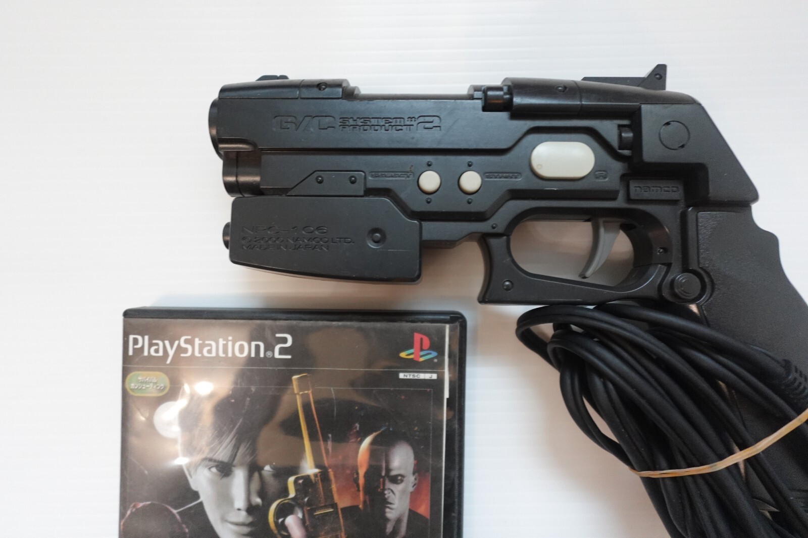 NPC-106 GunCon 2 Light Gun Controller Biohazard Veronica Survivor Resident Evil