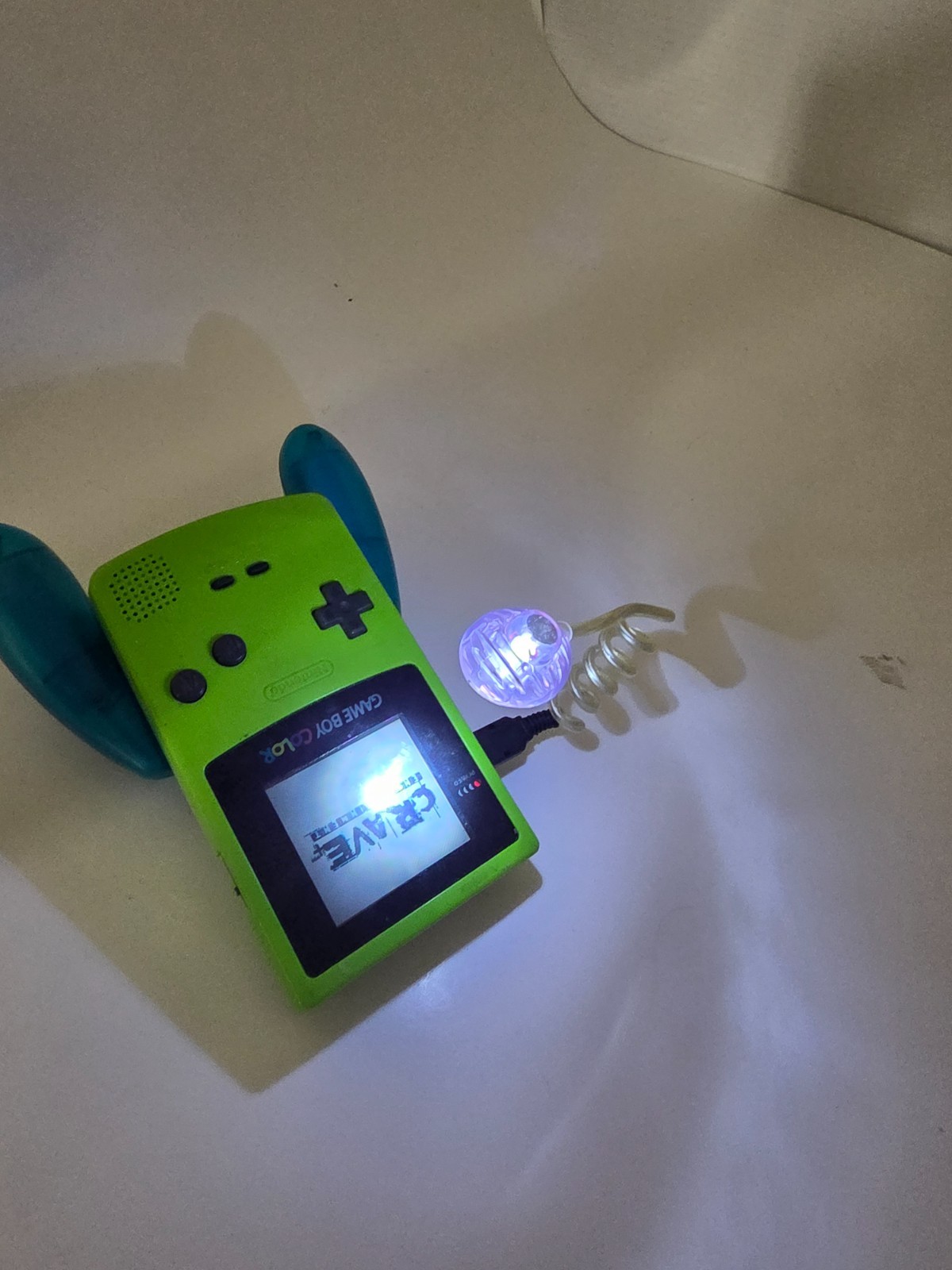 NEW Very Bright LED Wormlight Worm Light for Gameboy Color GBC YELLOW/PURPLE