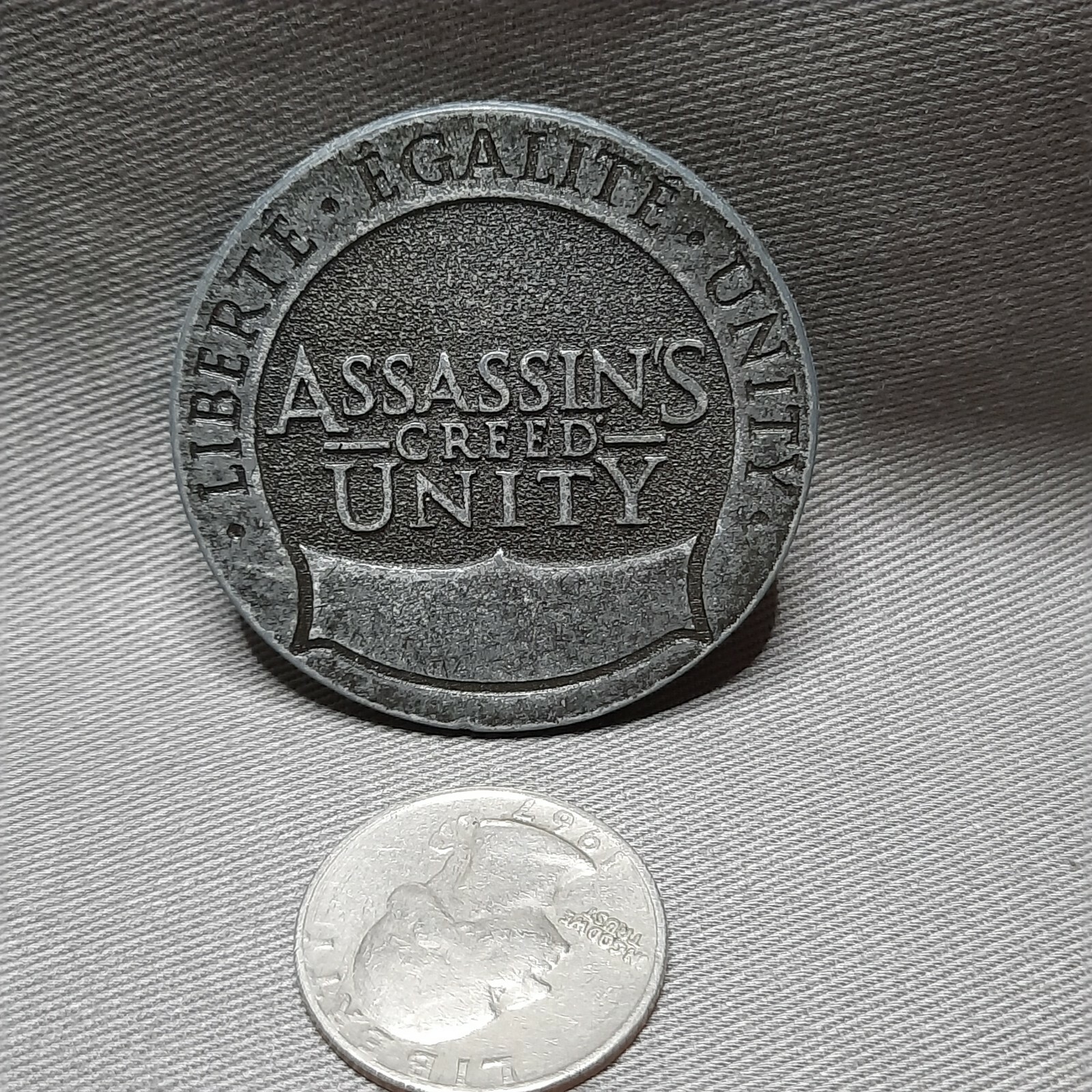 Assassin’s Creed UNITY Challenge Coin Token Liberte Egalite Loot Crate