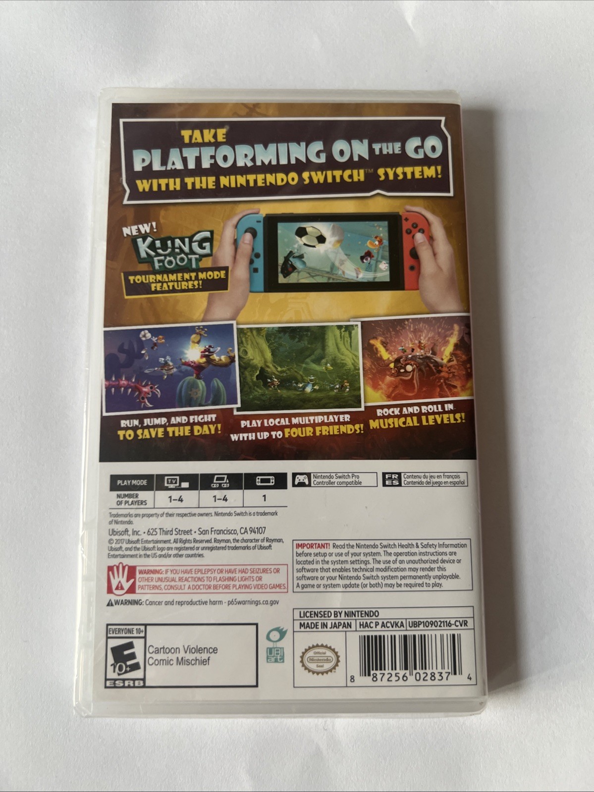Rayman Legends Definitive Edition Nintendo Switch NEW FACTORY SEALED FREE SHIP
