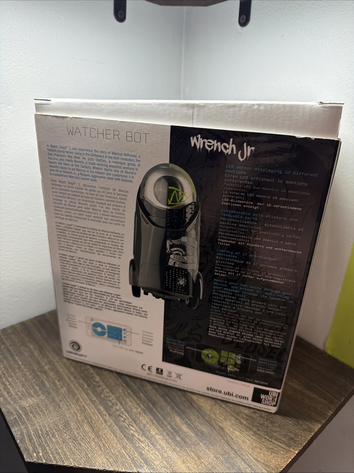 Watch Dogs 2 Collector’s Edition Watcher Bot Wrench Jr Robot Remote Control UBI