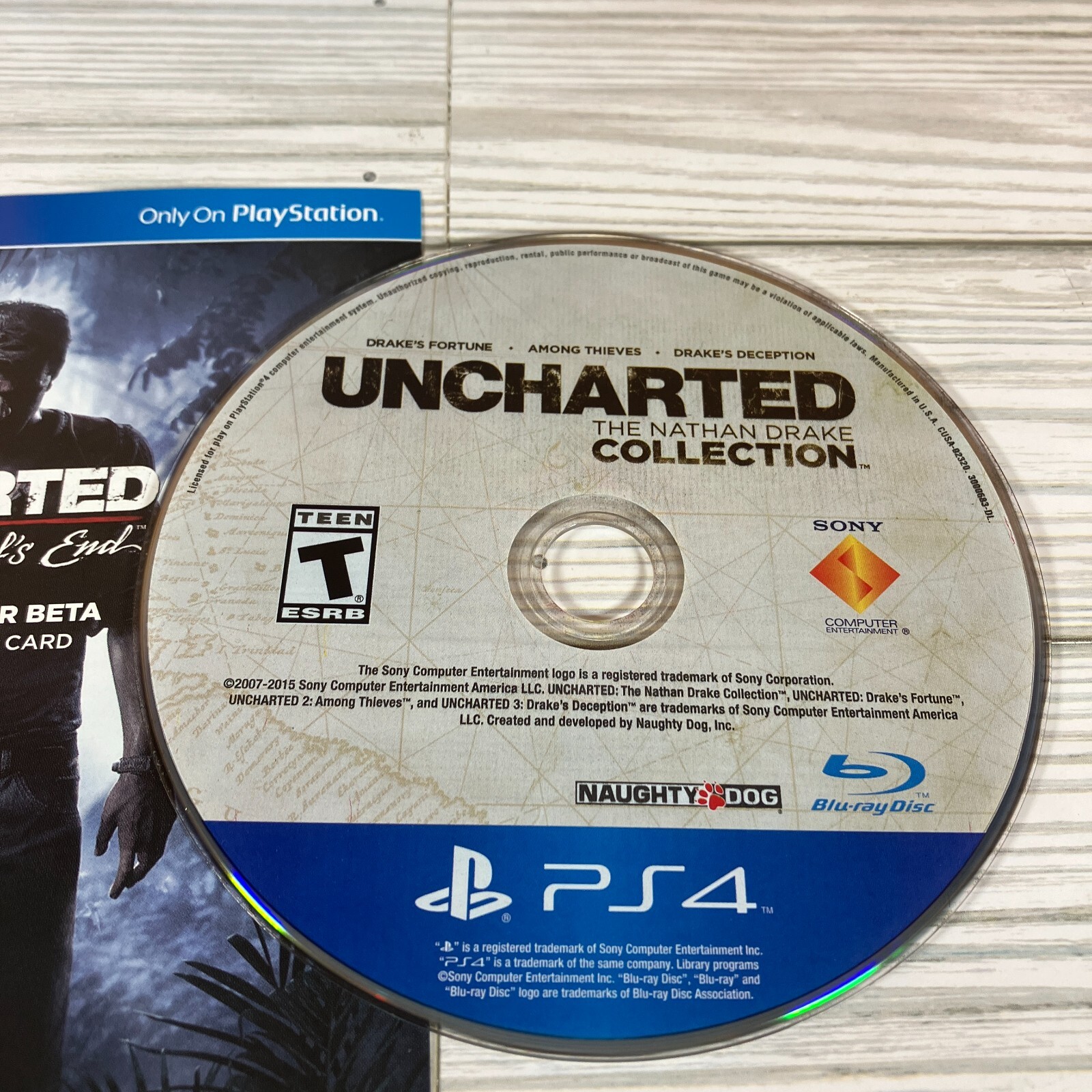 Uncharted The Nathan Drake Collection Playstation 4 PS4 Video Game