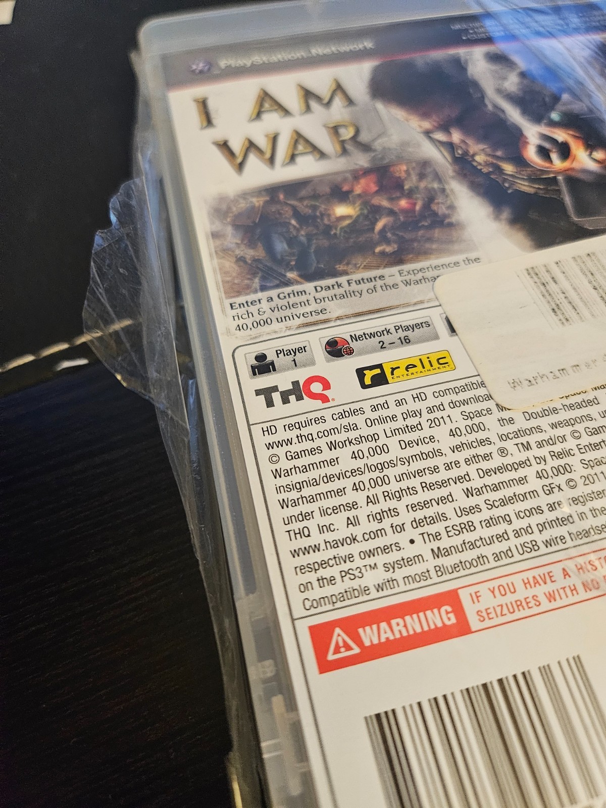Warhammer 40,000: Space Marine (Sony PlayStation 3, 2011)