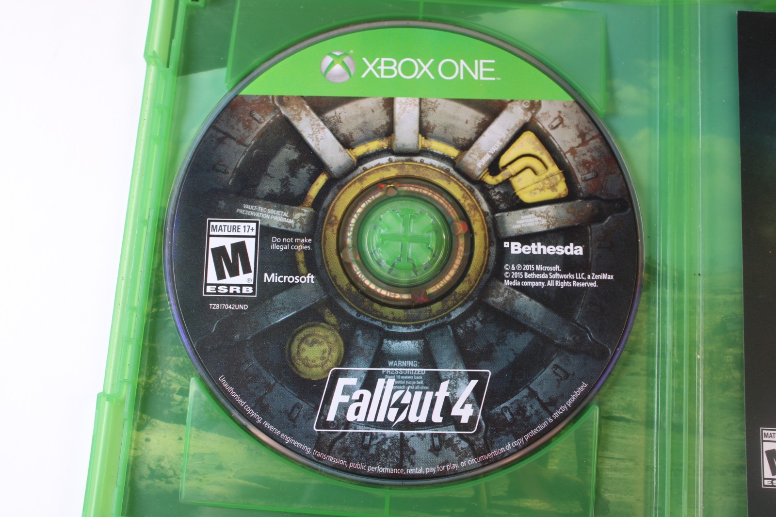 Fallout 4 (Microsoft Xbox One edition) Authentic, complete, tested/works