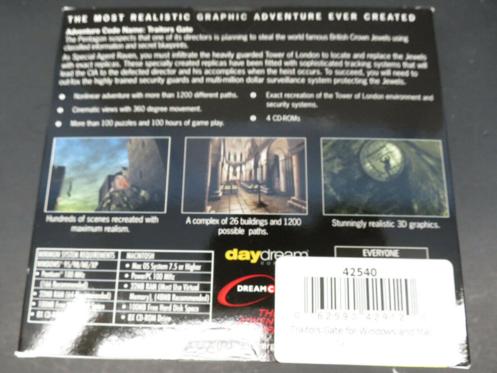 Traitors Gate PC Game for Windows/MAC – NEW SEALED