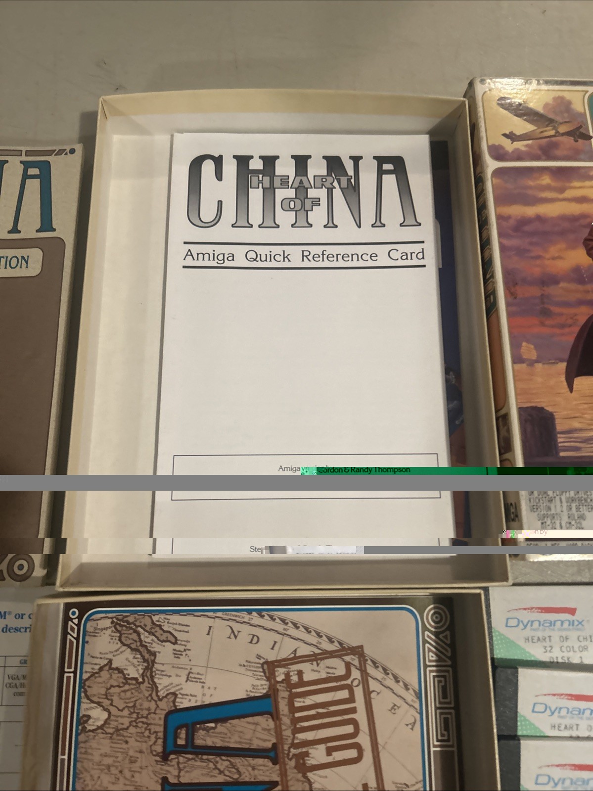 Heart Of China BIG BOX PC Amiga 3.5″ Floppy Big Box Adventure Game Dynamix CIB