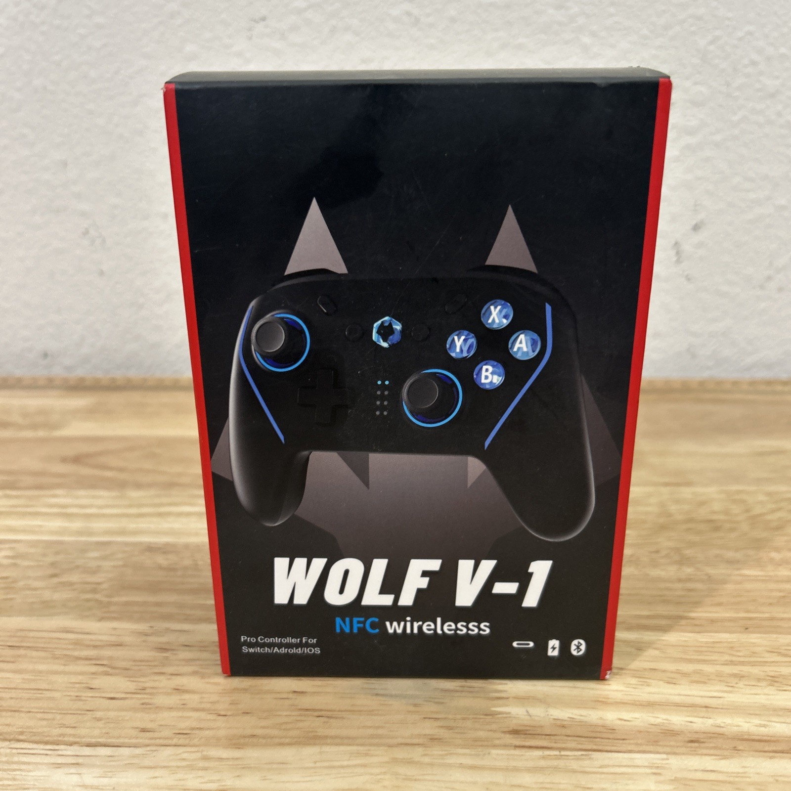 NFC Wireless Controller Pro Wolf V-1 for Switch / Android/ IOS NBCP