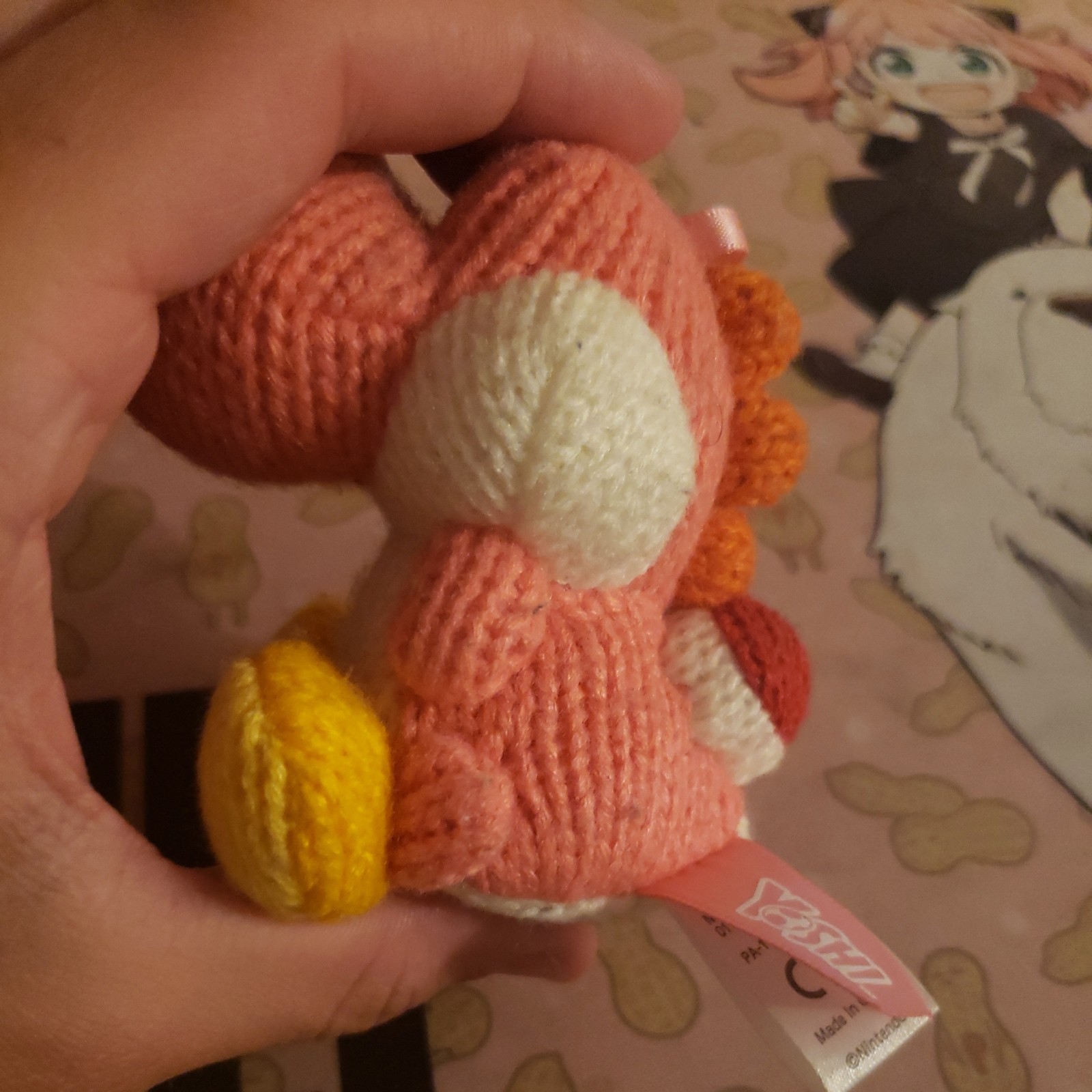 Nintendo Amiibo Pink Yarn Yoshi Yarn Figure Yoshi’s Woolly World 2015 Nintendo