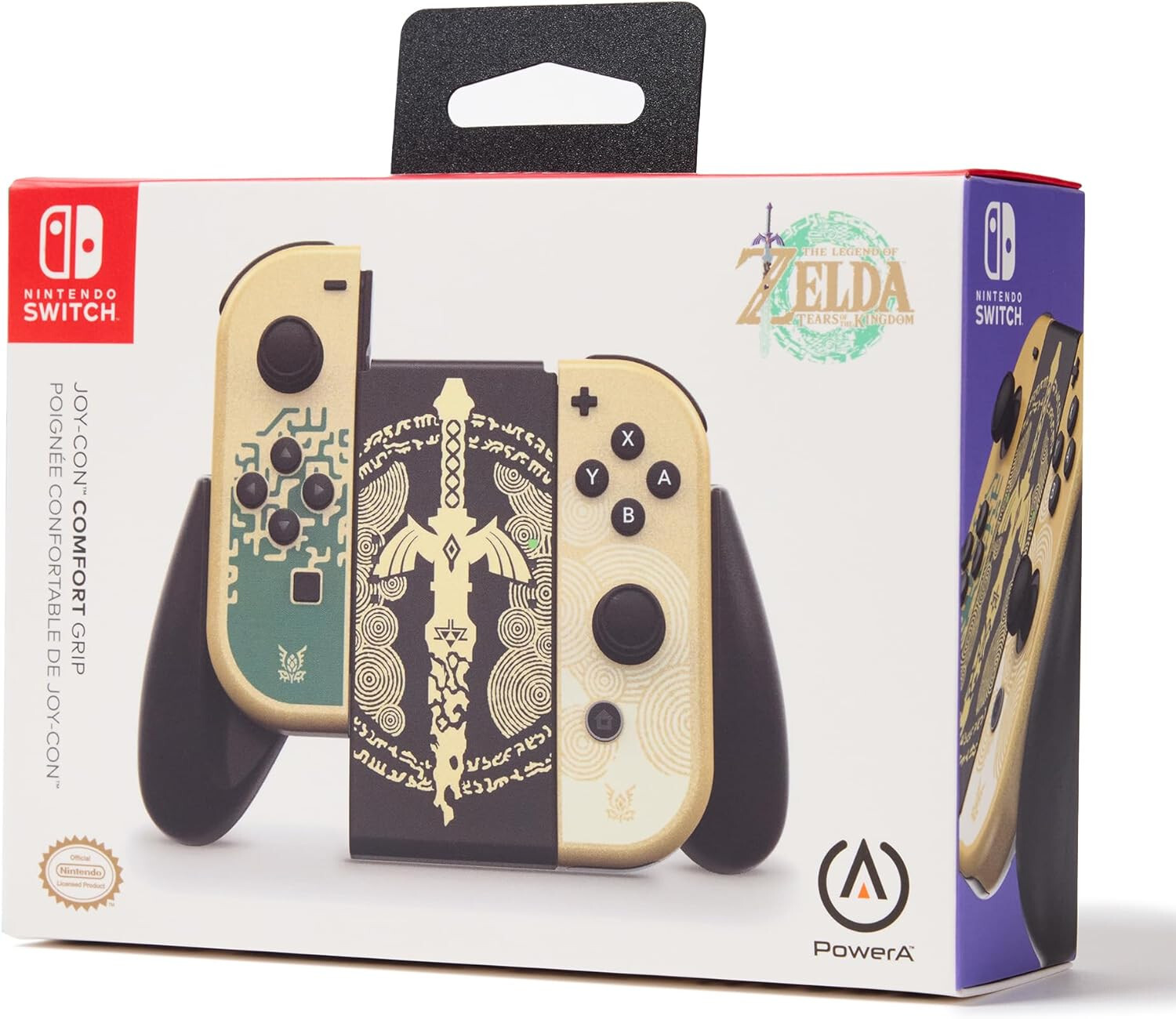 PowerA OFFICIAL Joy-Con Comfort Grip *DECAYED MASTER SWORD EDITION* (Switch) New