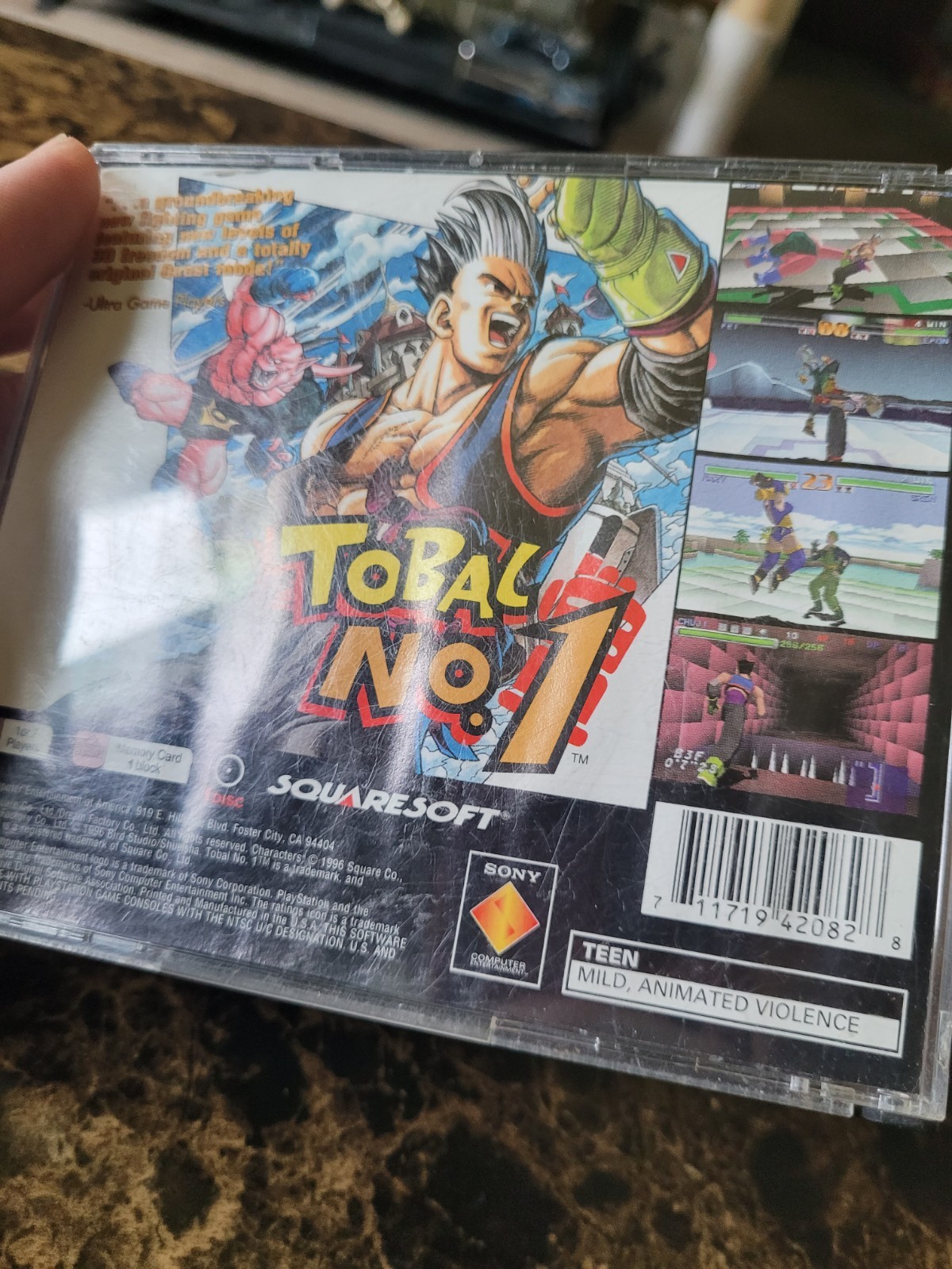 Tobal No 1 (Sony PlayStation 1 PS1, 1996) CIB Complete In Box (Tested & Working)