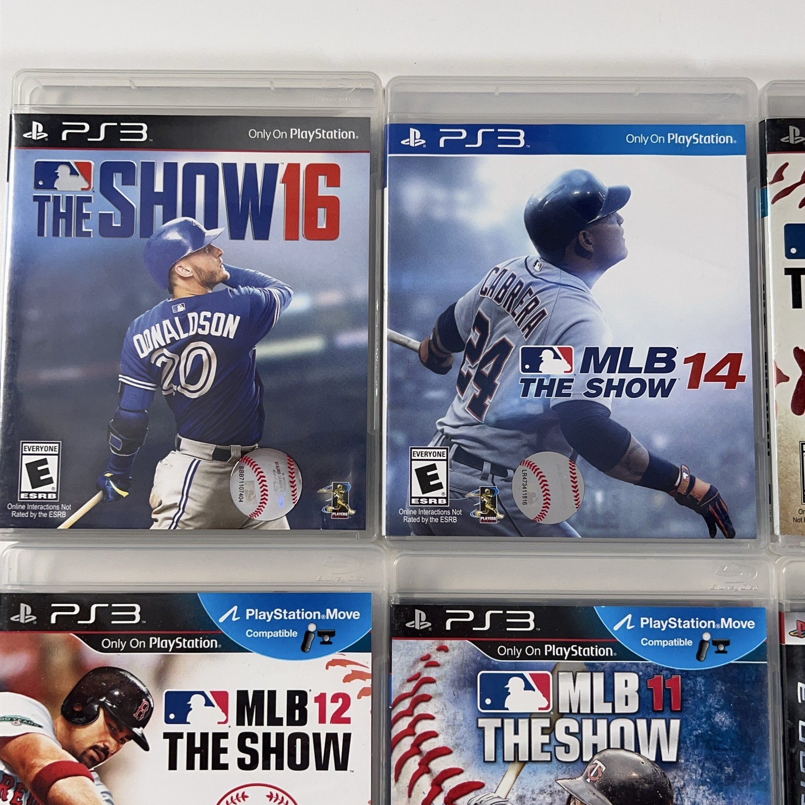 MLB The Show 08 11 12 13 14 16 PlayStation 3 Sony 6 Game Lot TESTED