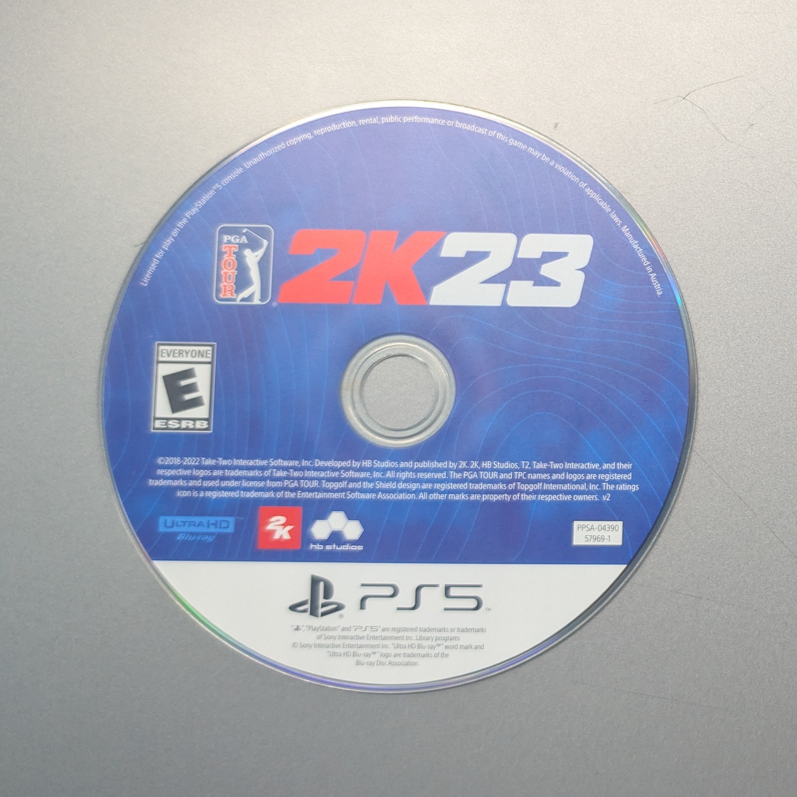 PGA Tour 2K23 (Playstation 5) – no tracking