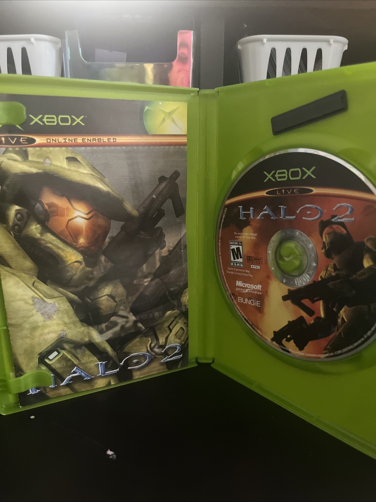 Halo 2 (Original Xbox, 2004) CIB W/Manual Complete Microsoft Game