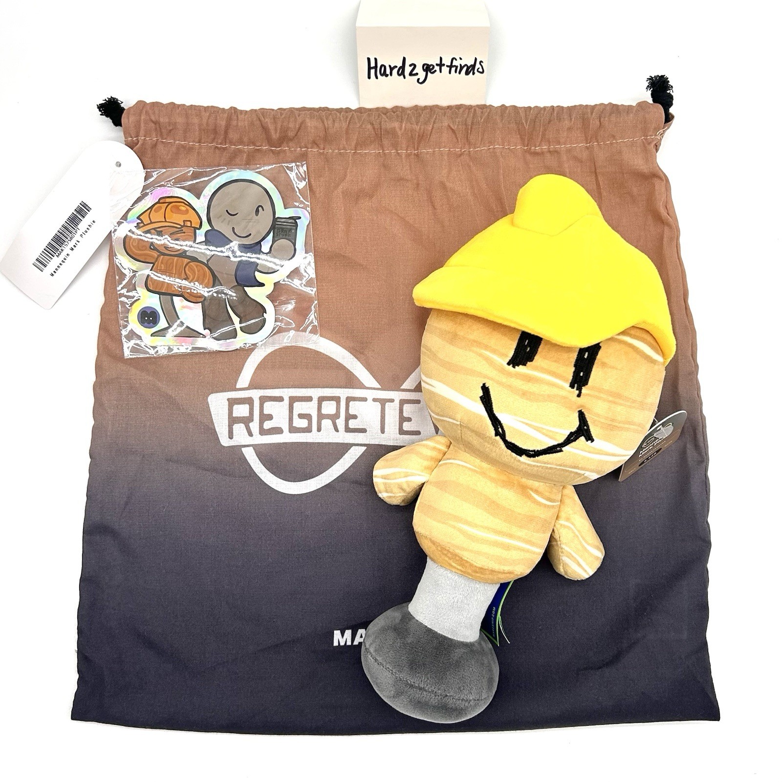 Official Makeship Mannequin Mark Plush Regretevator Game Limited Edition NWT