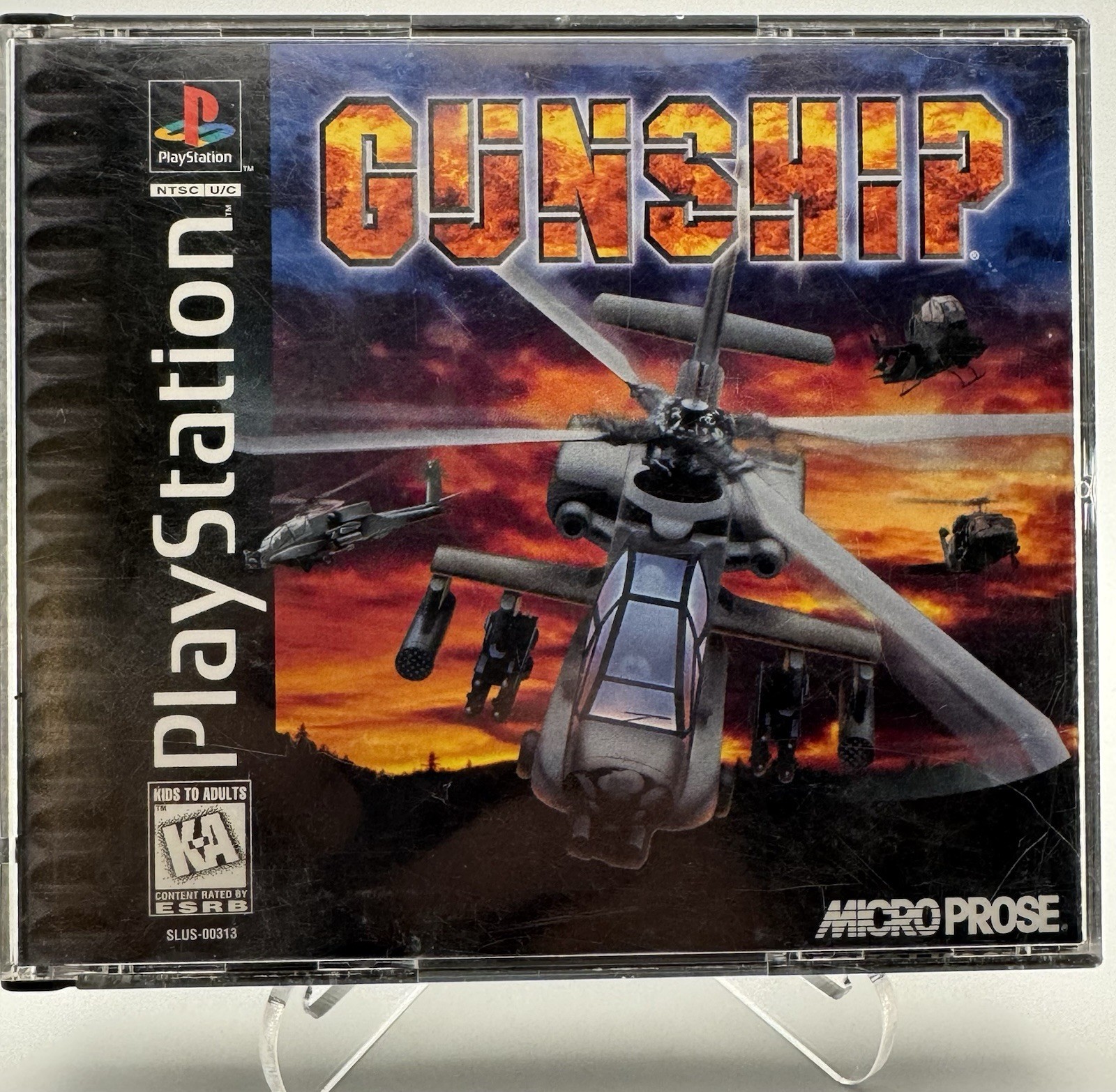 Gunship (Sony PlayStation 1, 1996) CIB | Complete | Tested