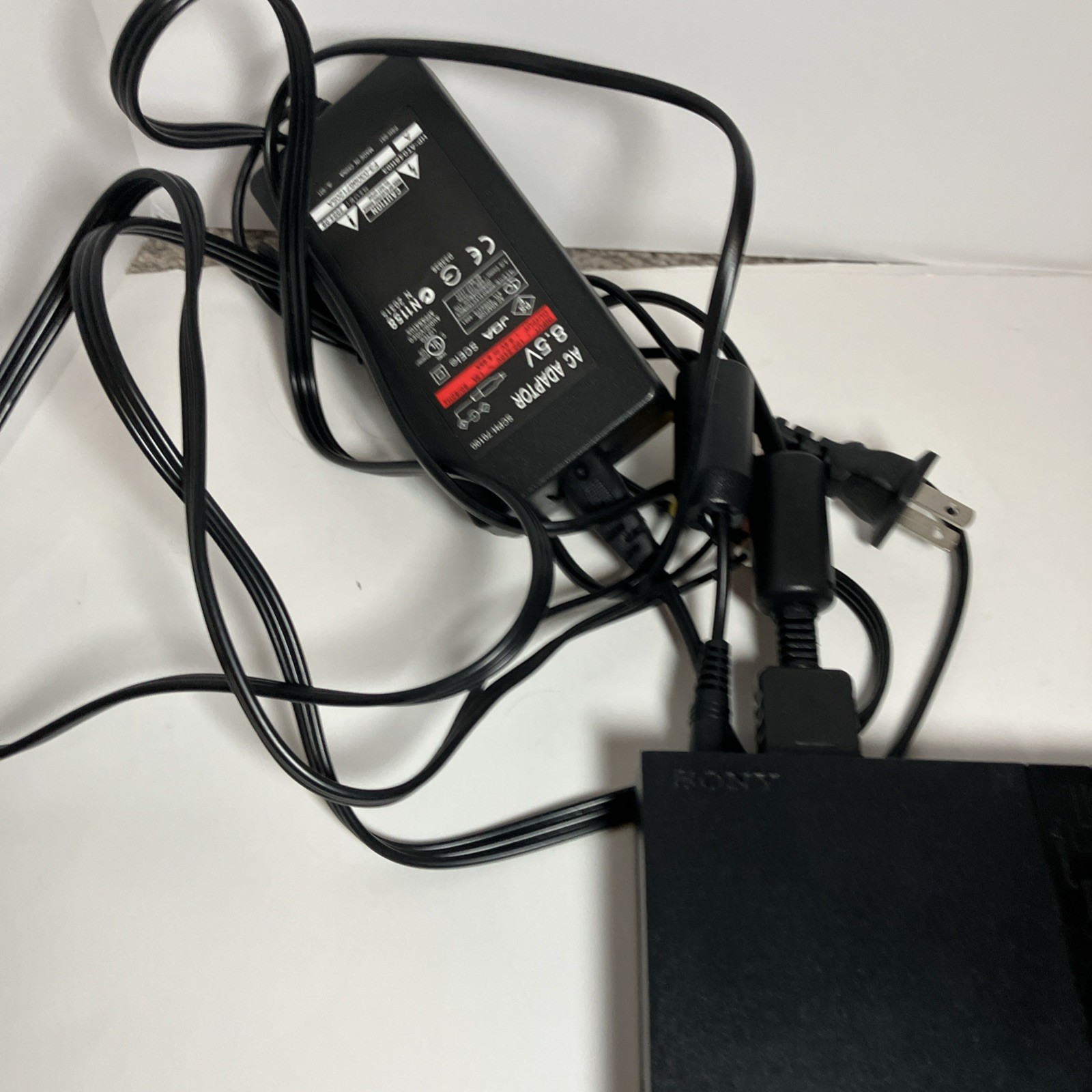 Sony PlayStation Slim 2 Controllers 1 Remote + Cables 7 Games (1)