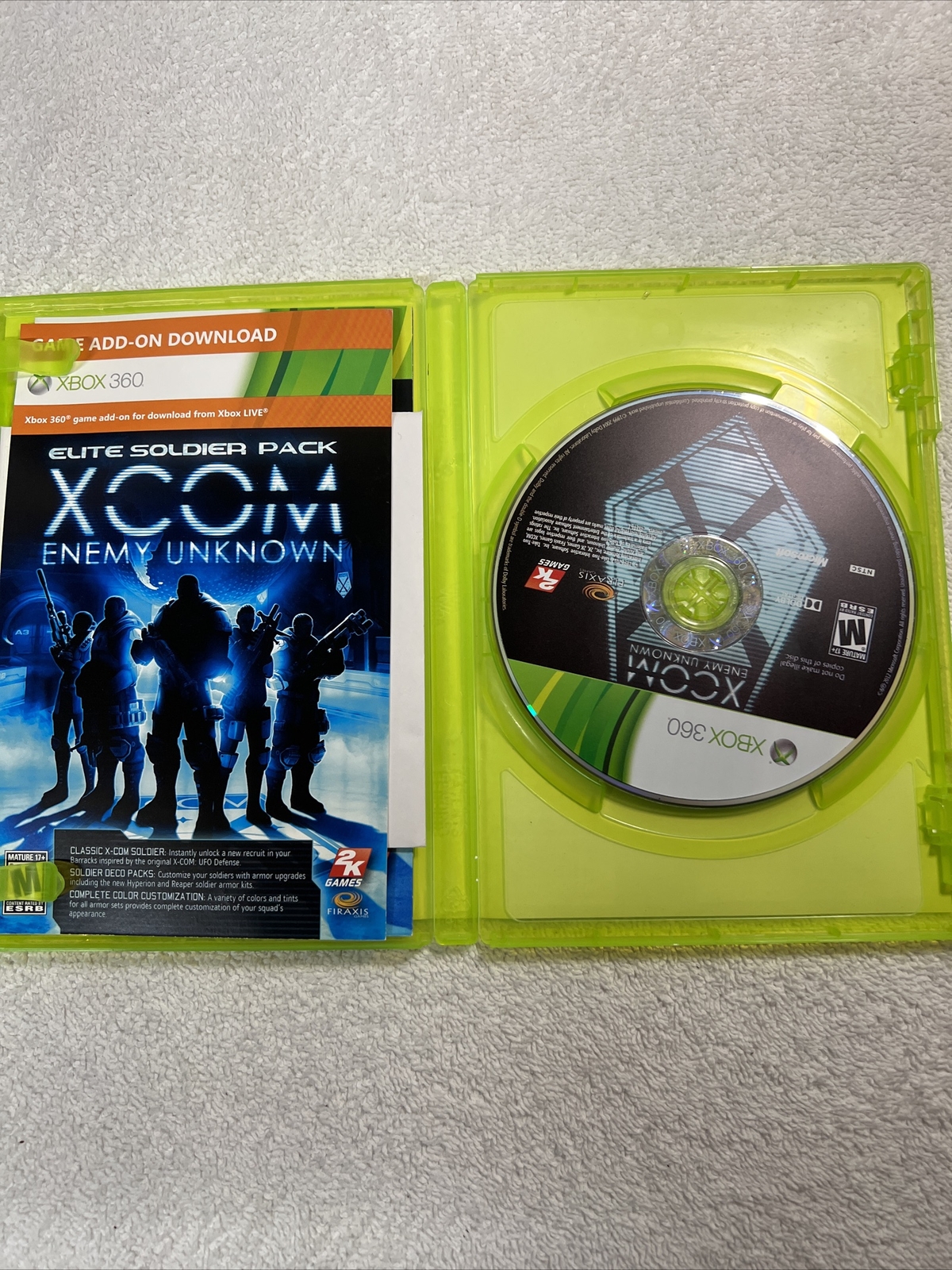 XCOM: Enemy Unknown – Xbox 360 Game – Complete With Manual And Tested