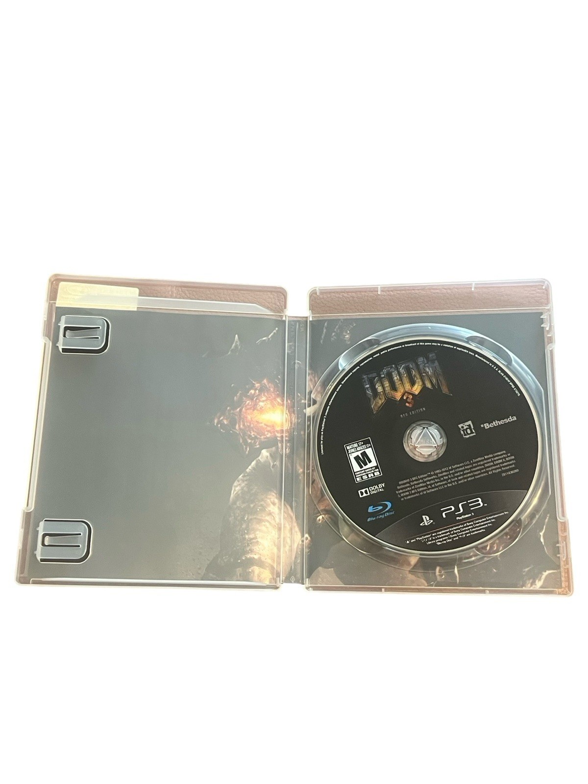 Doom 3 : BFG Edition (Playstation 3, 2012) PS3 Complete CIB – MINT DISC!