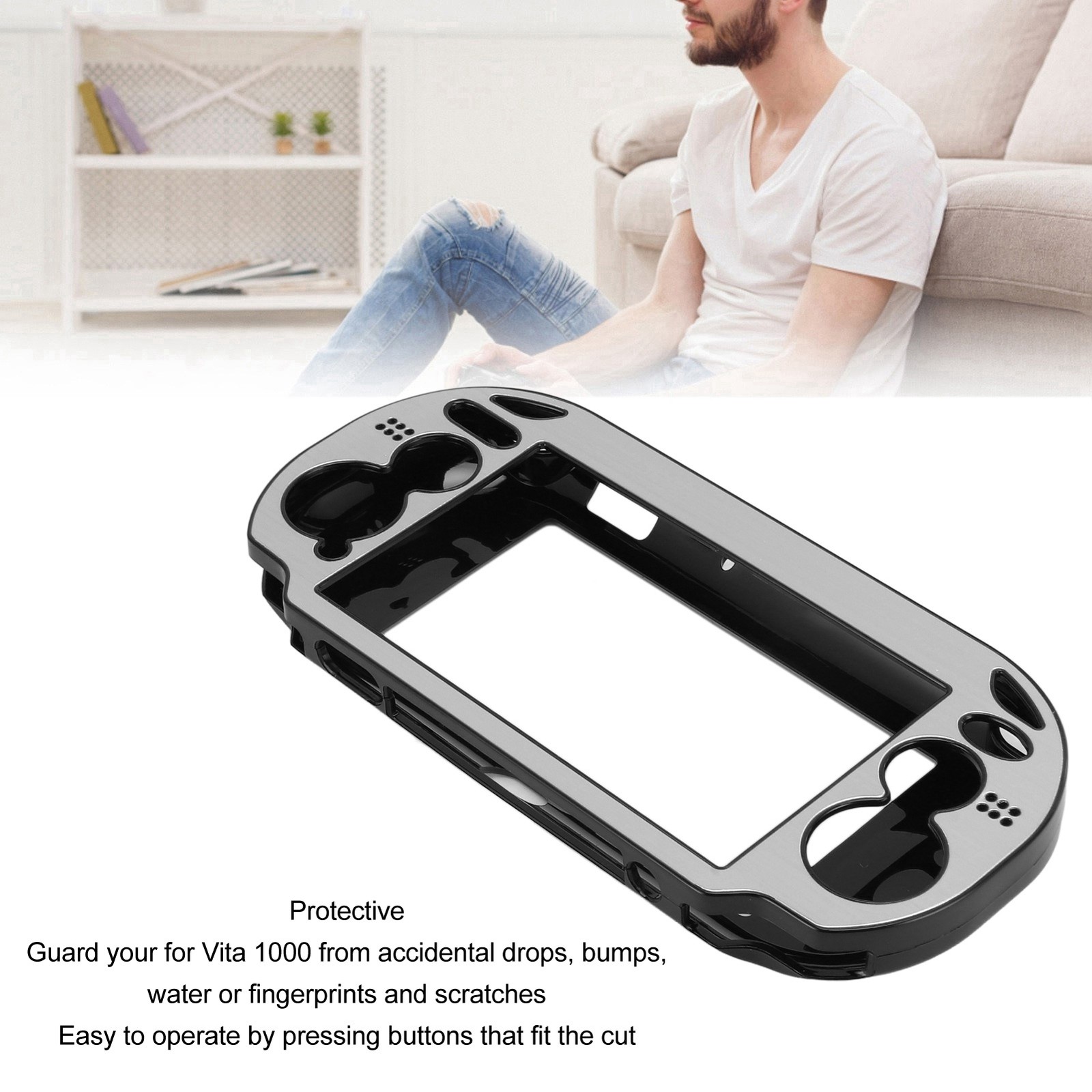 Game Console Protective Case Waterproof Shockproof Metal Console Case Cover BLW