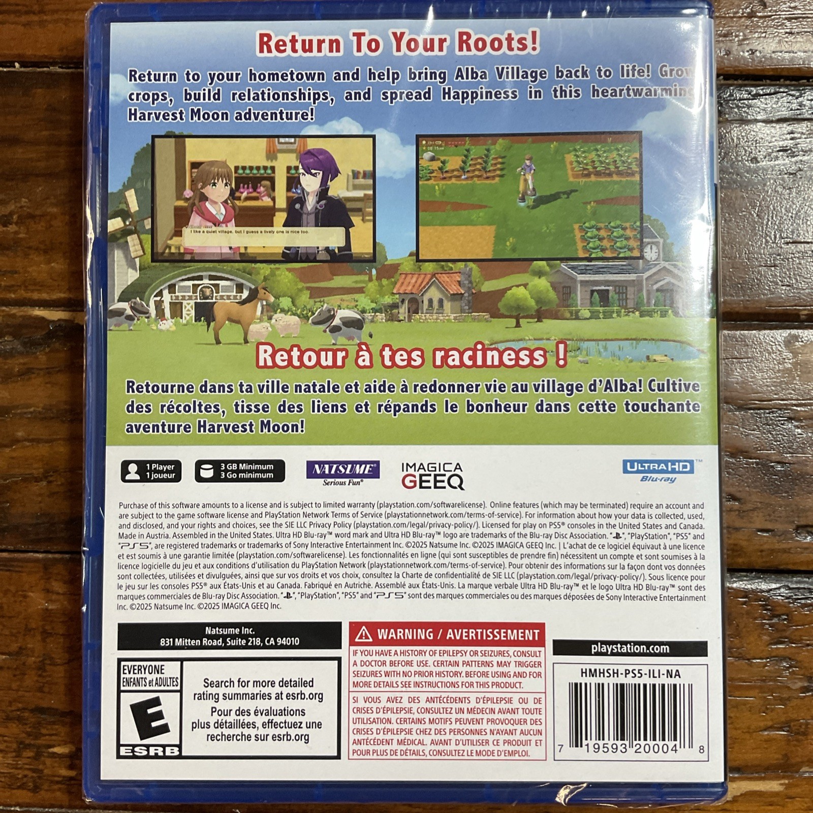 Harvest Moon: Home Sweet Home Special Edition – FACTORY SEALED PlayStation 5
