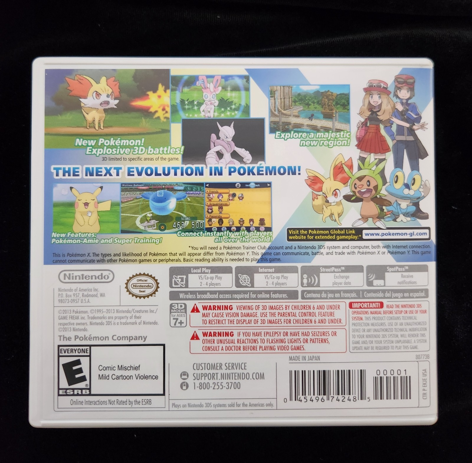 Pokémon X 3DS (Nintendo 3DS, 2013): The Next Evolution In Pokémon!