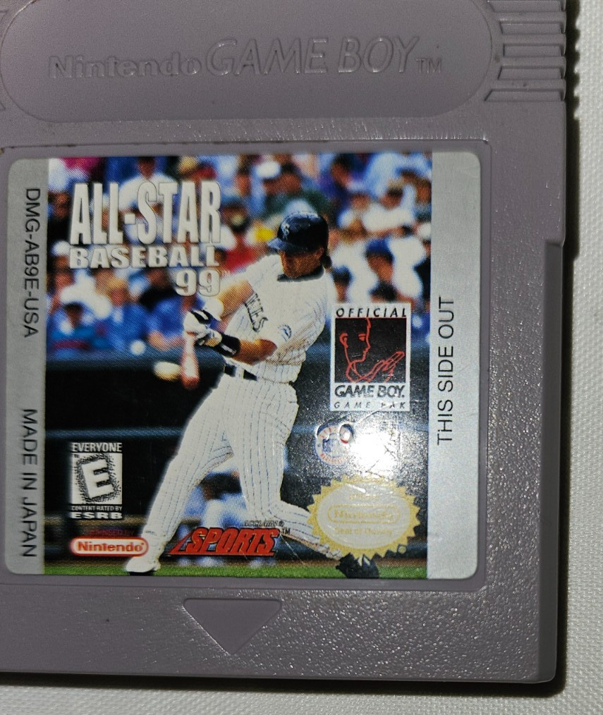 All-Star Baseball ’99 Cartridge Only Authentic Nintendo Game Boy USA 1998