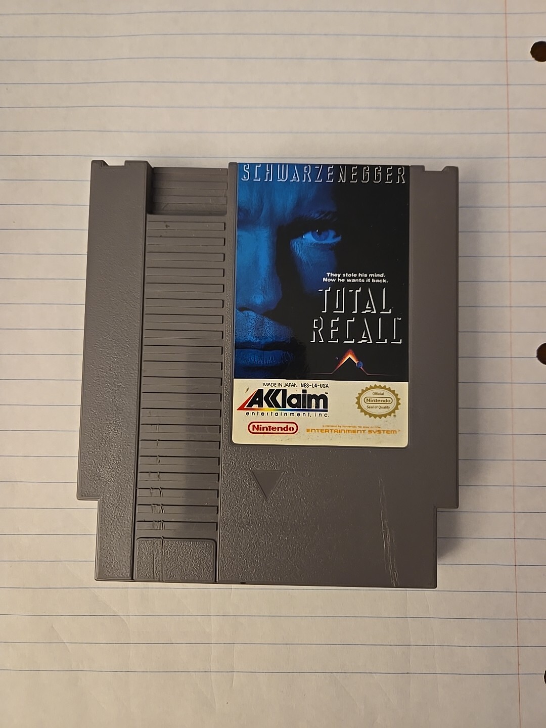 Total Recall – NES – Cartridge Only – Authentic – Tested And Working