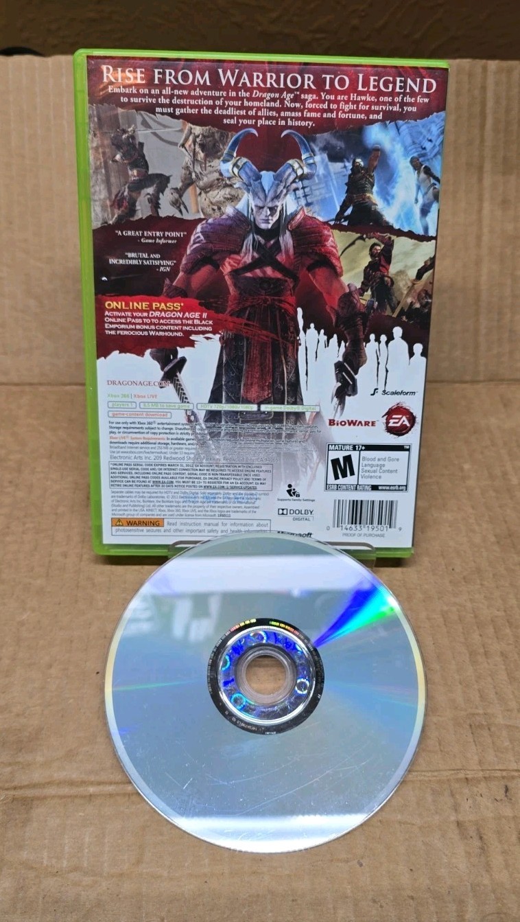 Dragon Age 2 (Xbox 360, 2011)
