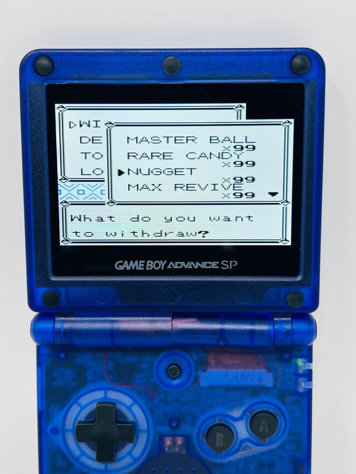 Ultimate Pokémon Blue GBC – All Pokémon (Legal), Max Items, New Save Battery