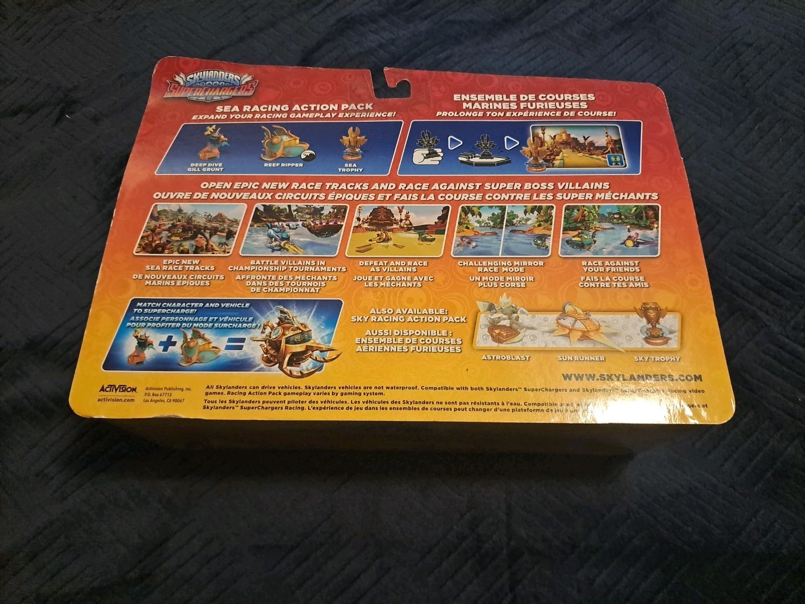 Skylanders SuperChargers Sea Racing Action Pack Gill Grunt Reef Ripper NEW