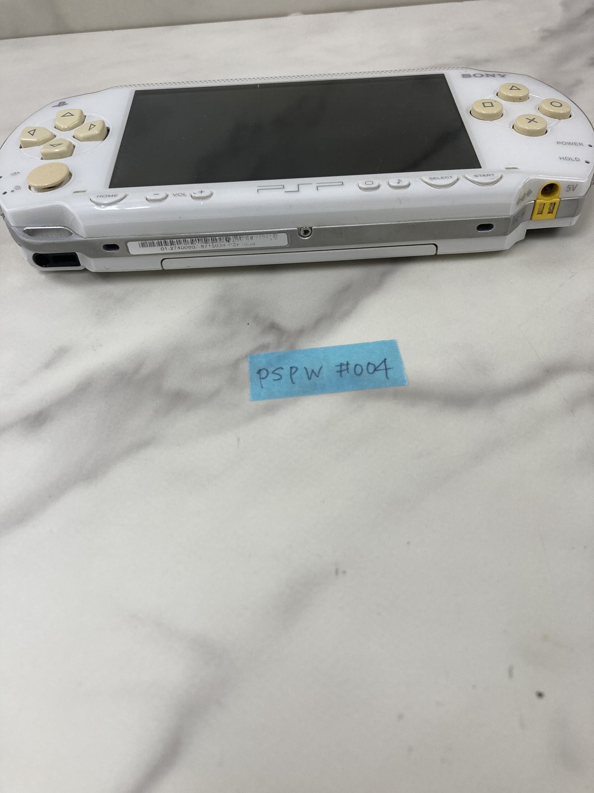 Used White PSP-1000 Console only | Tested | US Shipping | PSPW#004