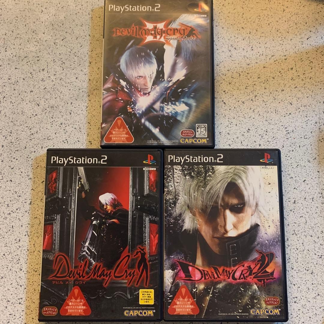 Devil May Cry 1 2 3Special Edition set Sony Playstation2 ver Japanese PS2