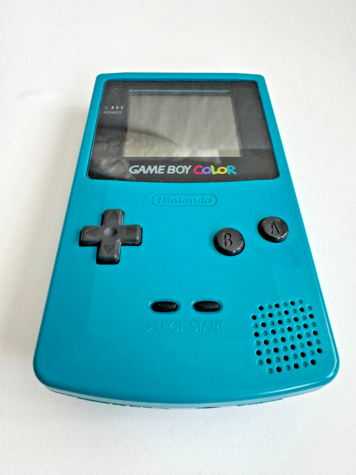 Nintendo Game Boy Color in Light Blue/Teal with Original Box (Tested, Working)