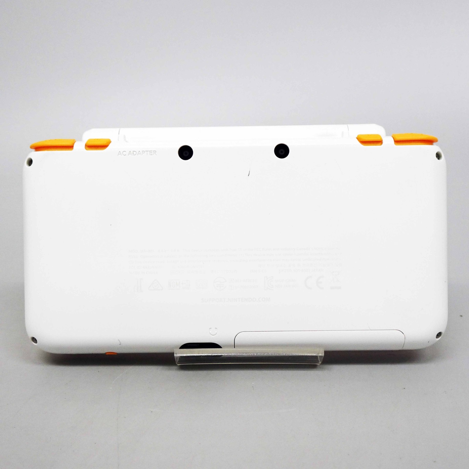 New Nintendo 2DS LL XL White Orange Console Handheld System Japan Tested