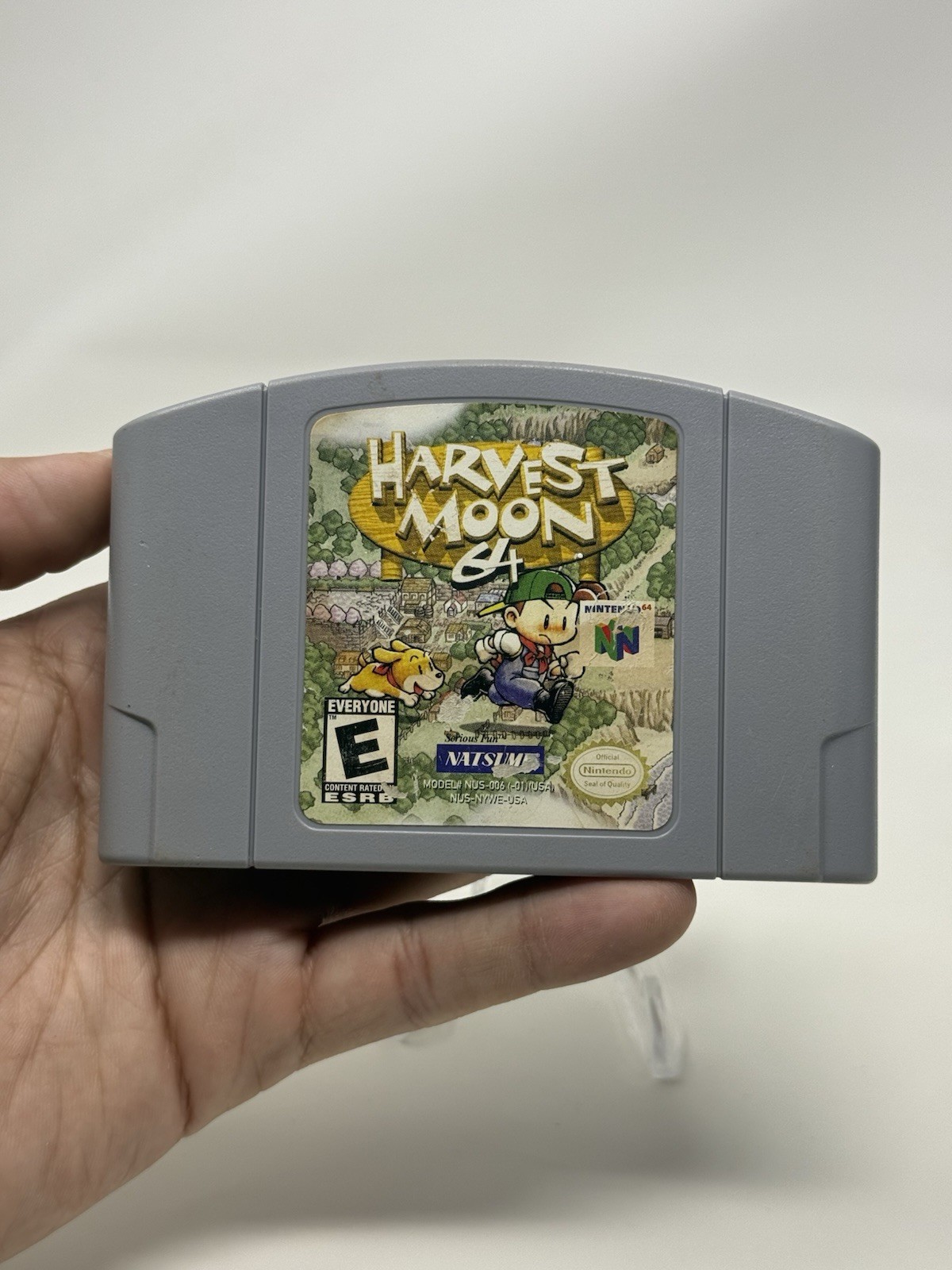 Harvest Moon N64 Nintendo 64 Authentic Game Cart Cleaned Tested Retro Fun Kids