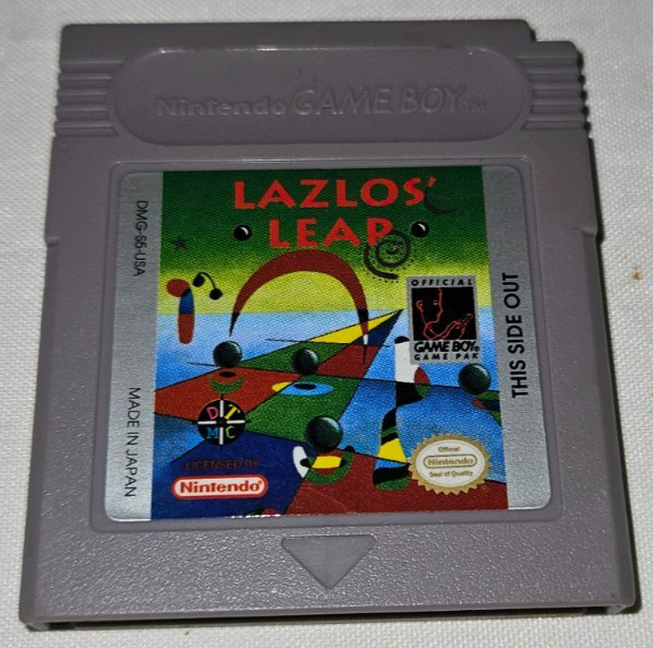 Lazlos’ Leap Cartridge Only Authentic Nintendo Game Boy DMG-S6-USA 1992 Gameboy
