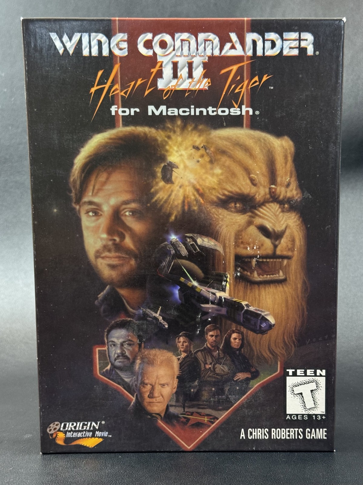 Wing Commander III: Heart of the Tiger ~ Macintosh 1995 ~ all discs with manual