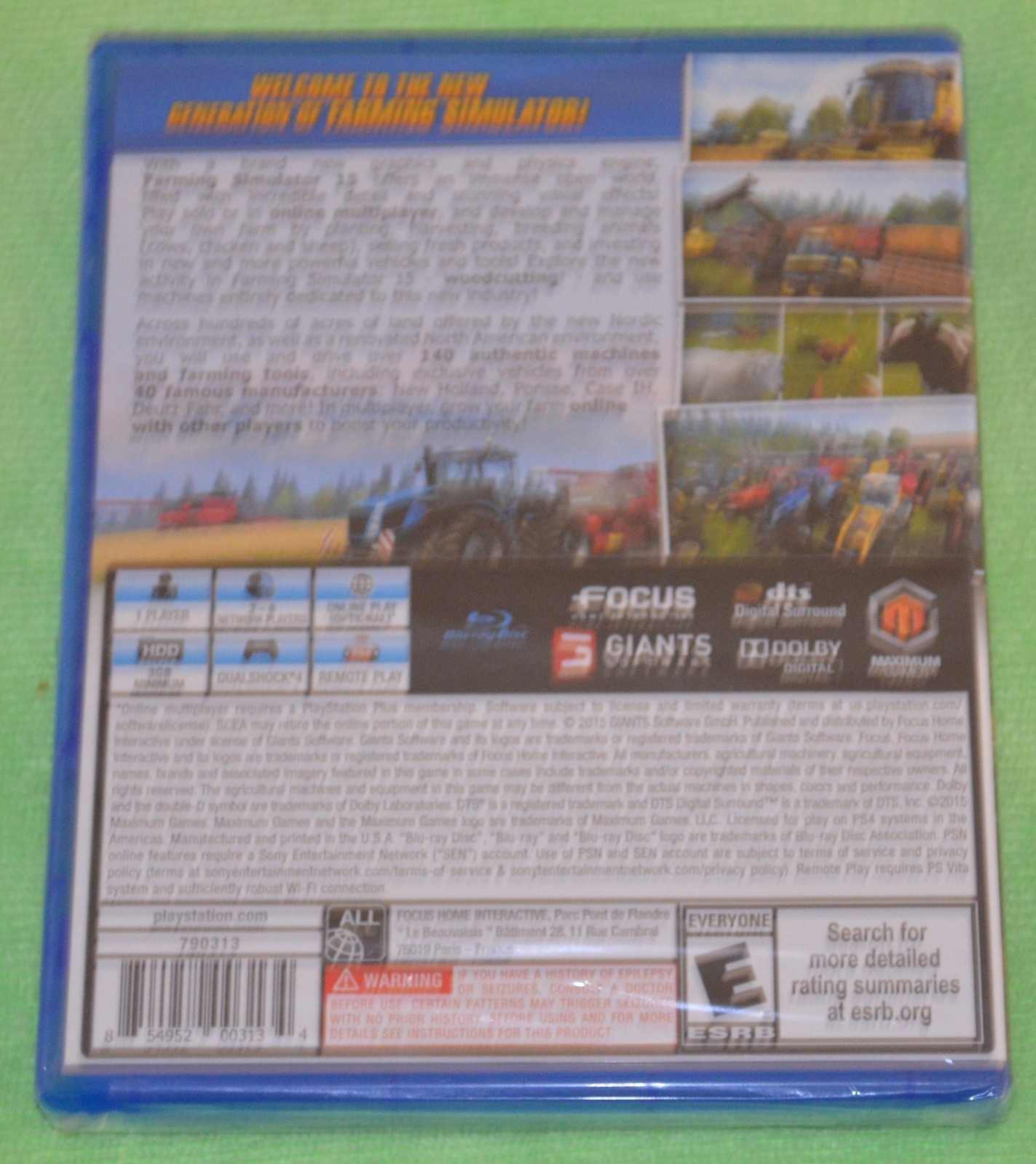 [PS4] Farming Simulator 15 – NEW – Punched UPC