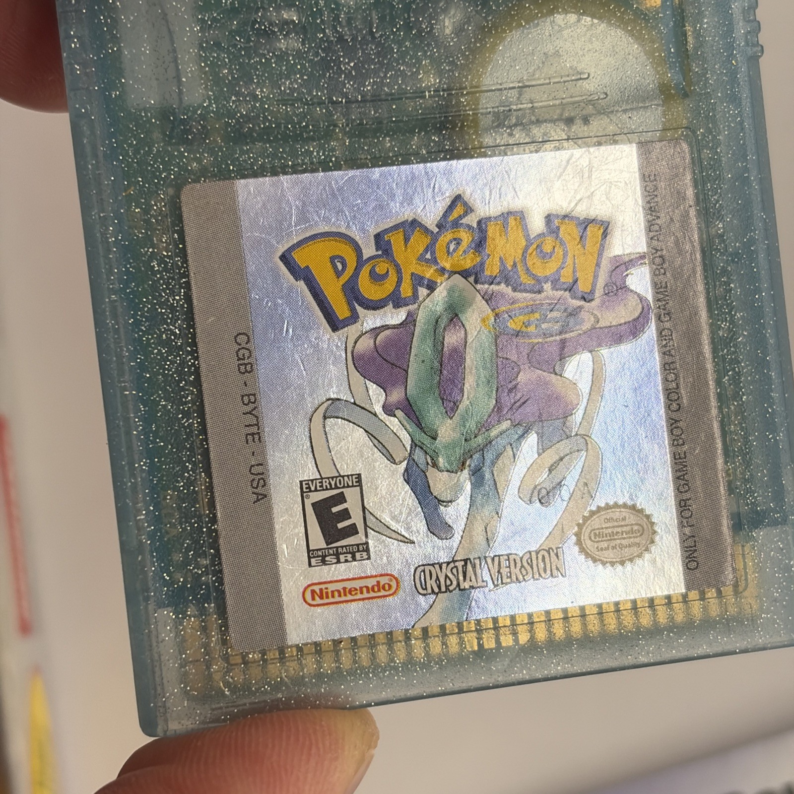 Pokemon Crystal Version Complete Box MISPRINT Authentic CIB Game Boy Color