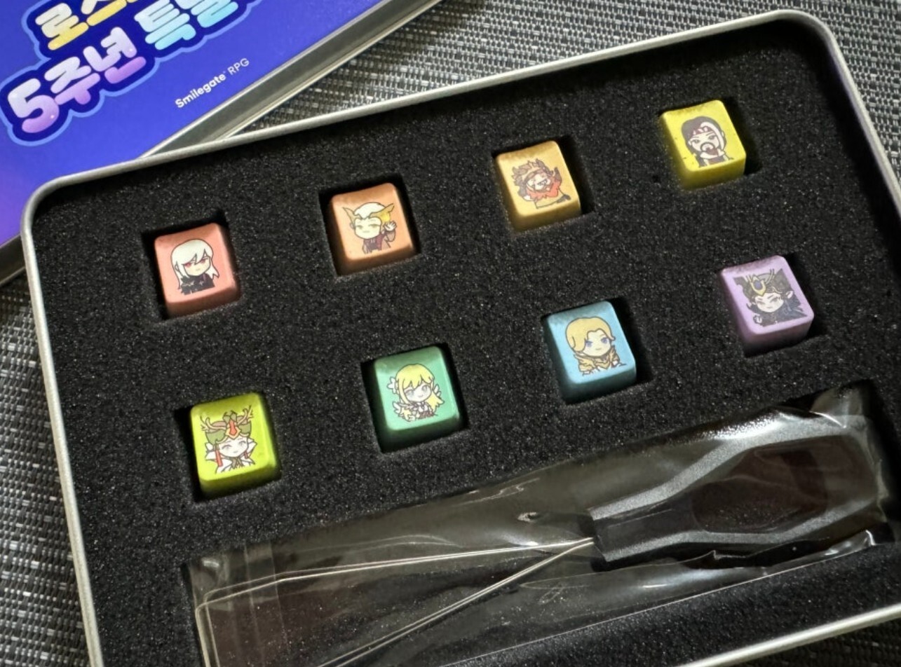 Official Lost Ark 2024 5th Anniversary Keyboard Keycaps Mokoko