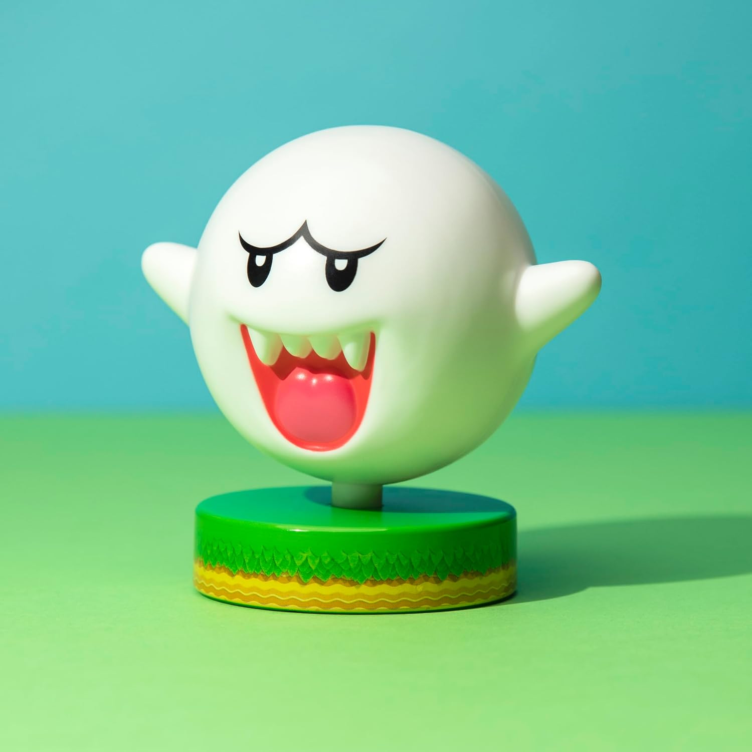 Super Mario Icons Boo Light – 10Cm LED Character Light, Battery Powered, Officia