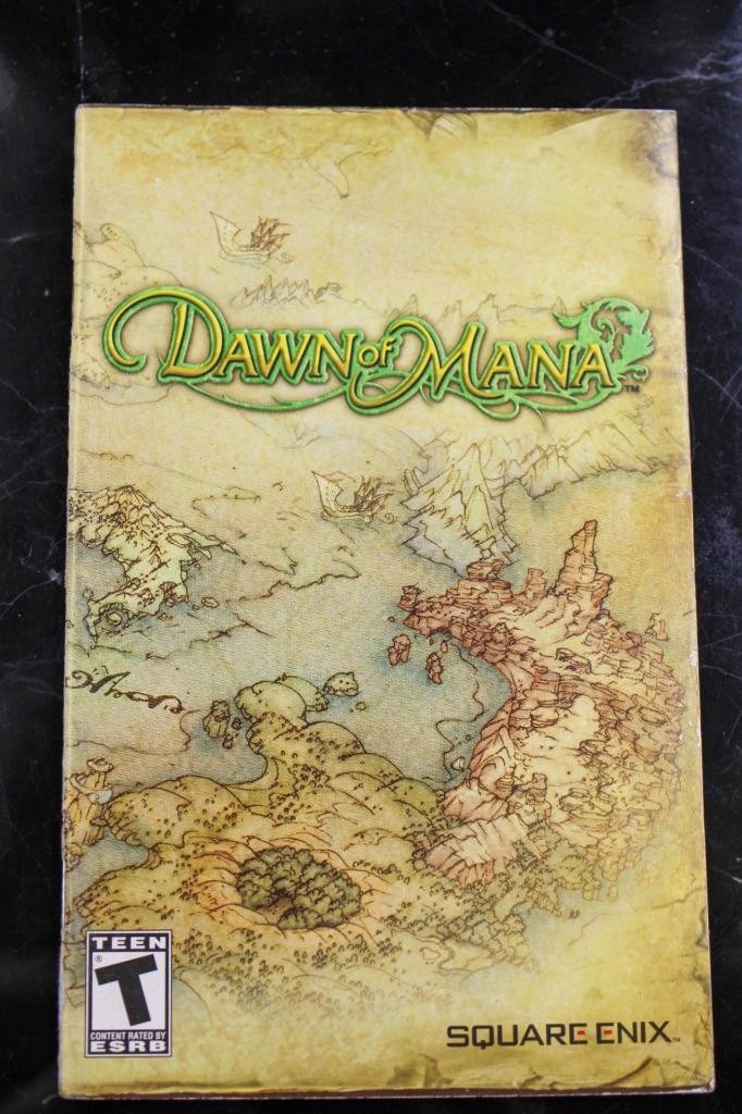 NO GAME- Dawn of Mana REG CARD PLAYSTATION 2 PS2 Authentic Manual Only