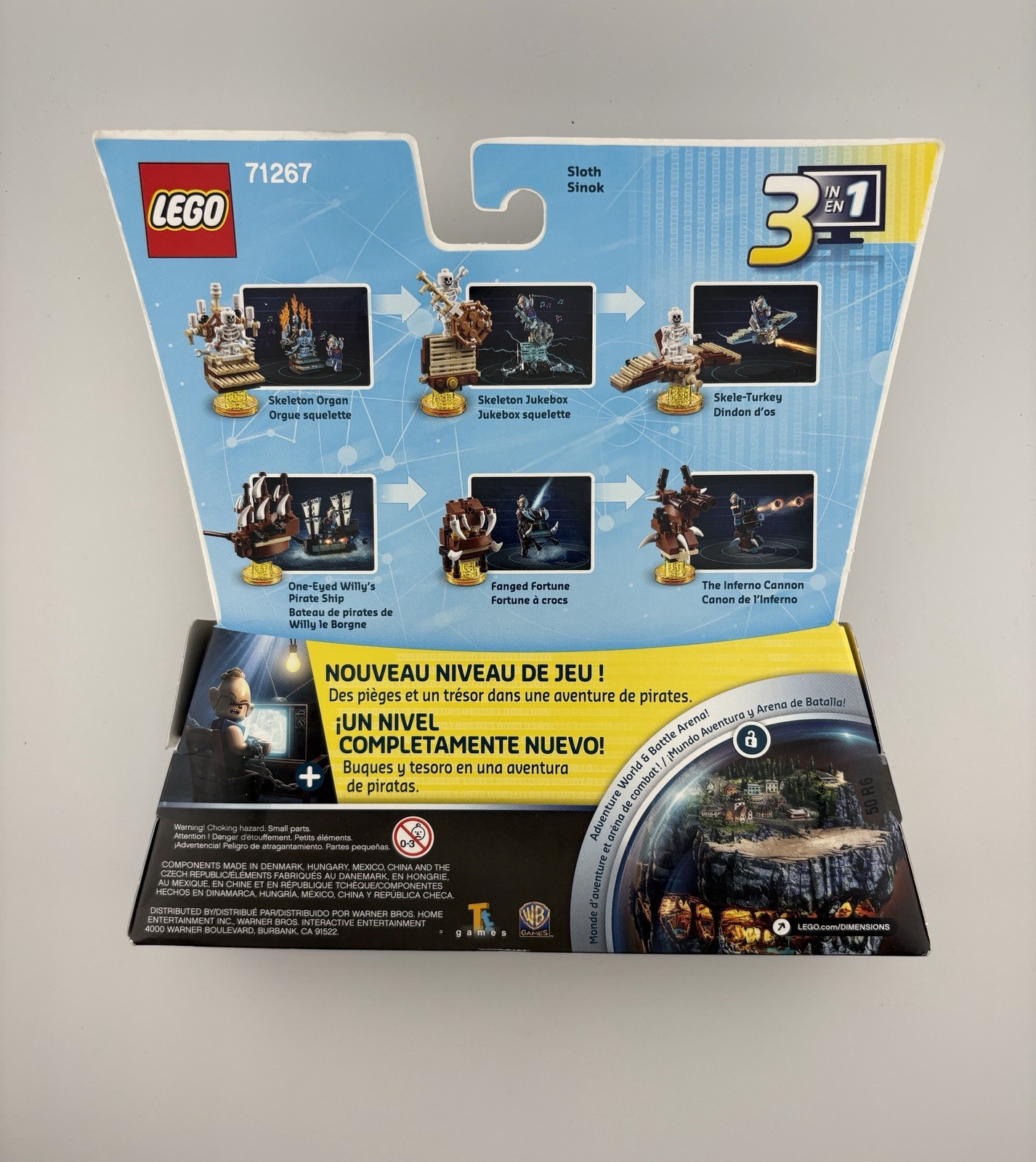Lego Dimensions Goonies, Simpsons, Beetlejuice Factory Sealed