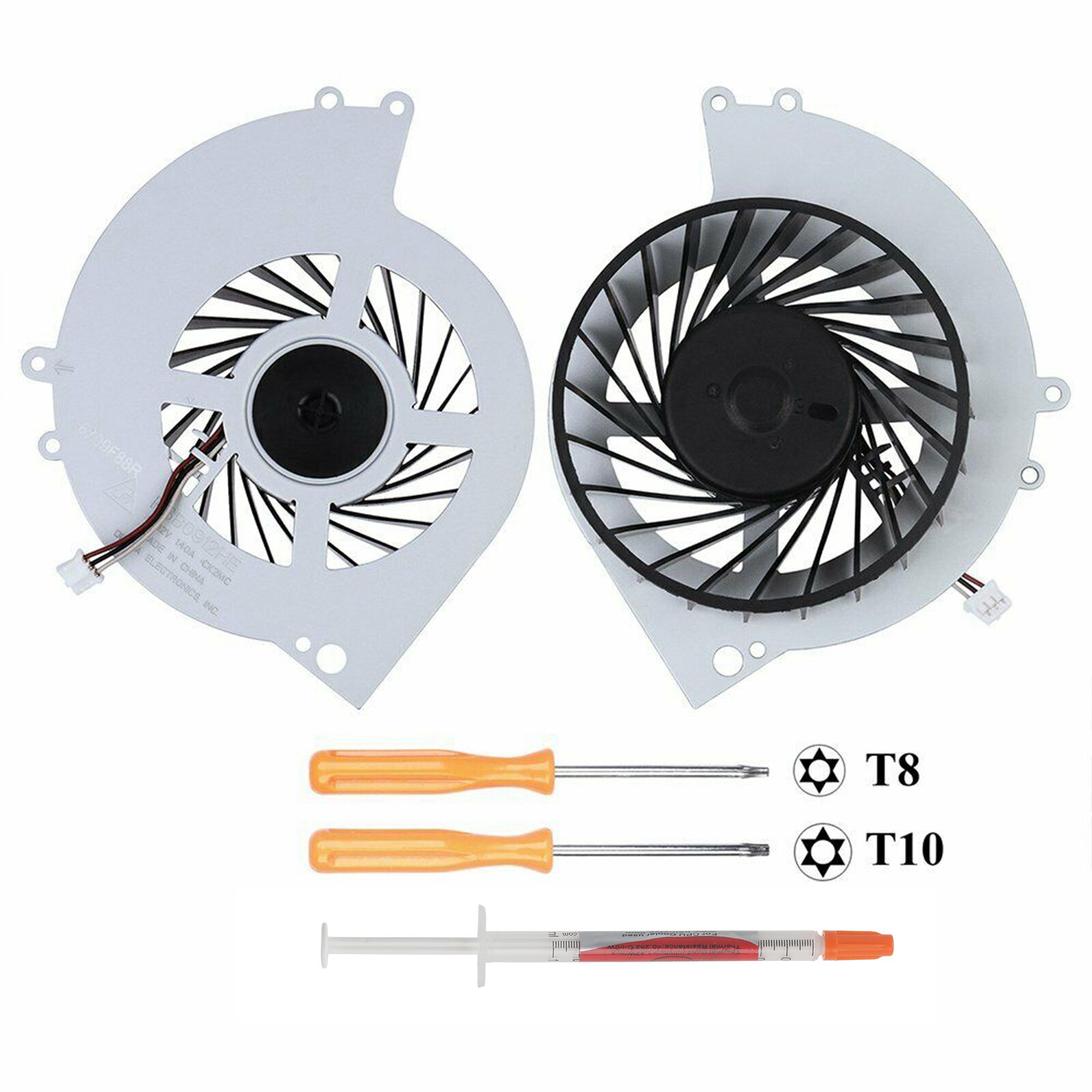 For PS4 Internal Cooling Fan Replacement CUH-12XX CUH-1200 1215A Series w/tools