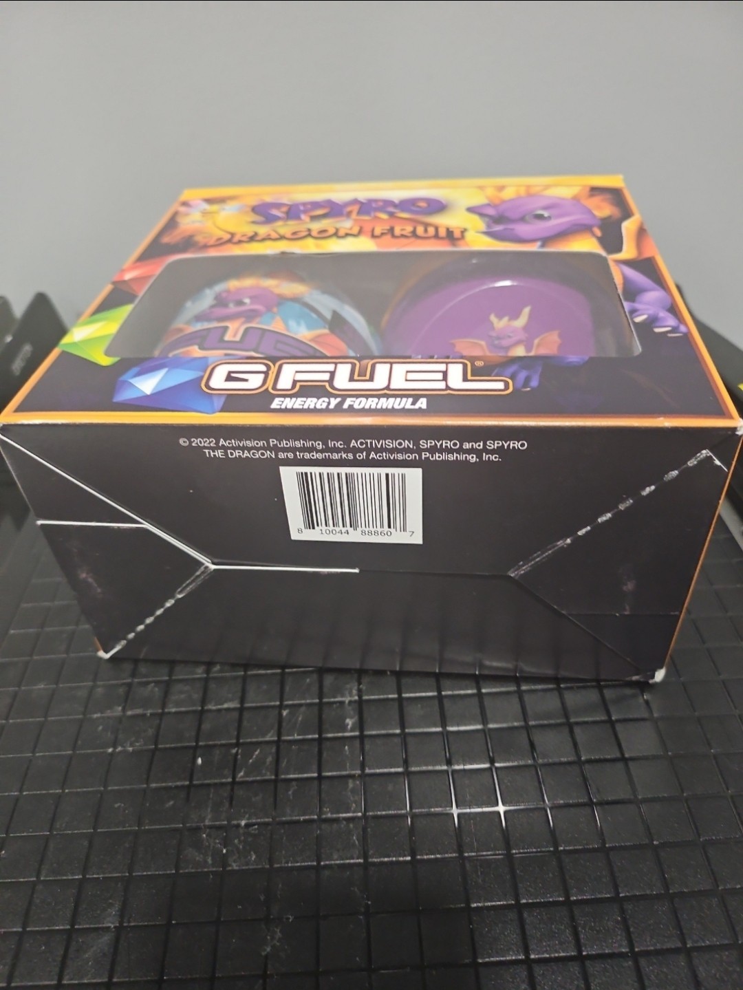 G FUEL Spyro Dragon Fruit Energy Drink Shaker Cup Set Boxed 2022
