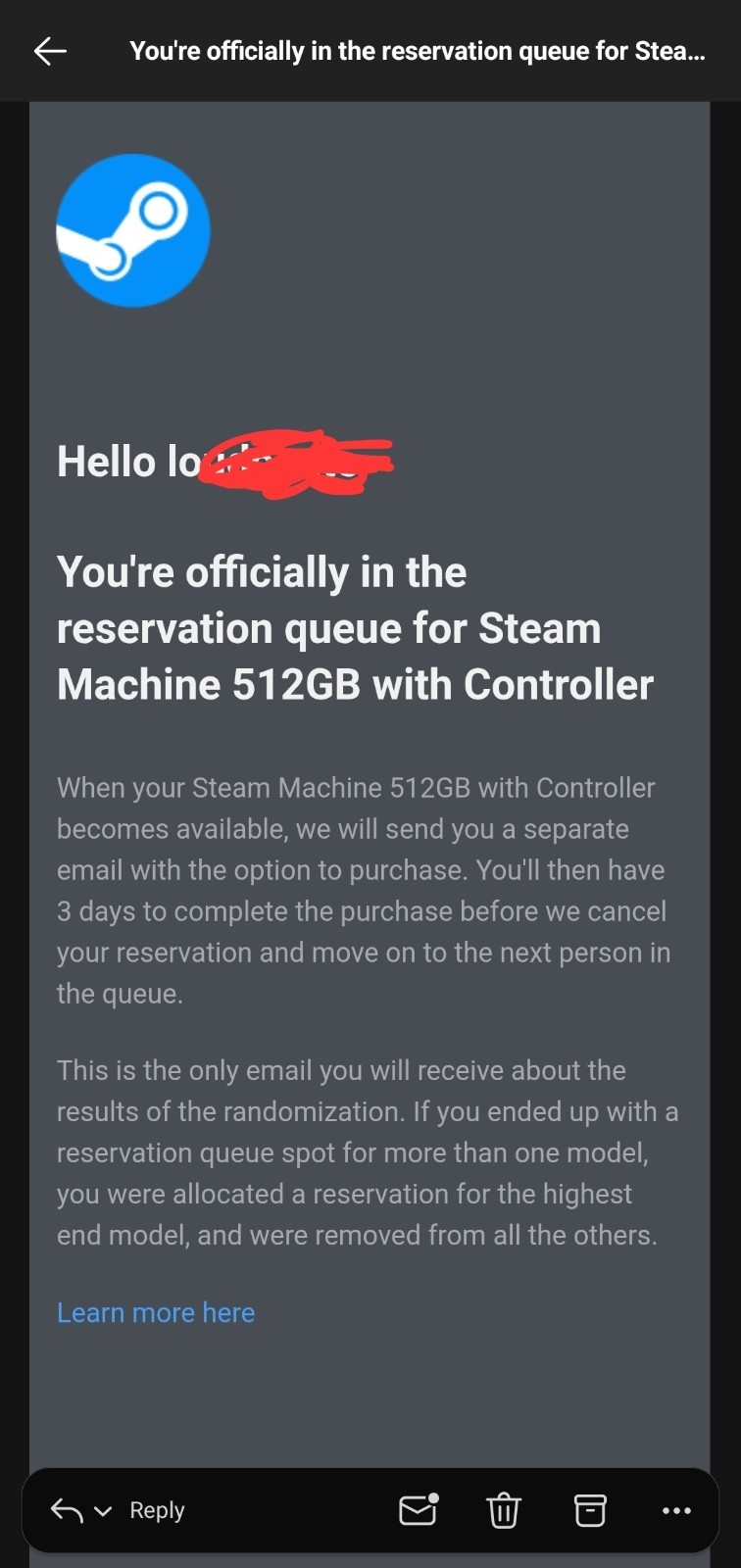 Valve Steam Machine 512GB with Controller Console, Black – Steam Machine 512GB