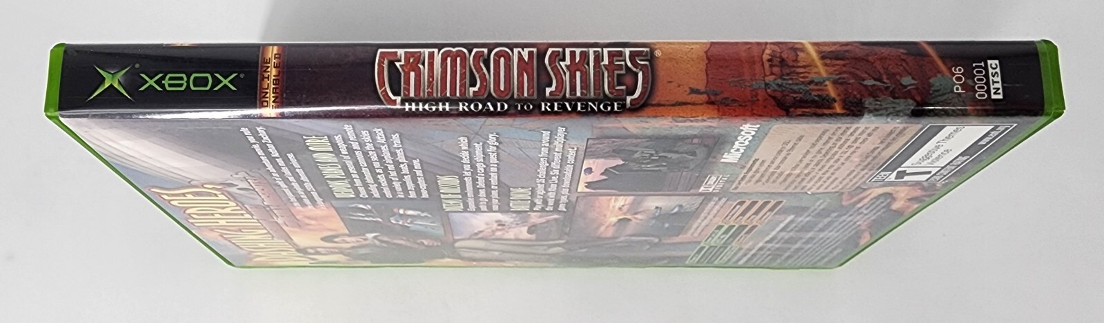 Crimson Skies: High Road to Revenge (Microsoft Xbox, 2003) CIB- NOT FOR RESALE!