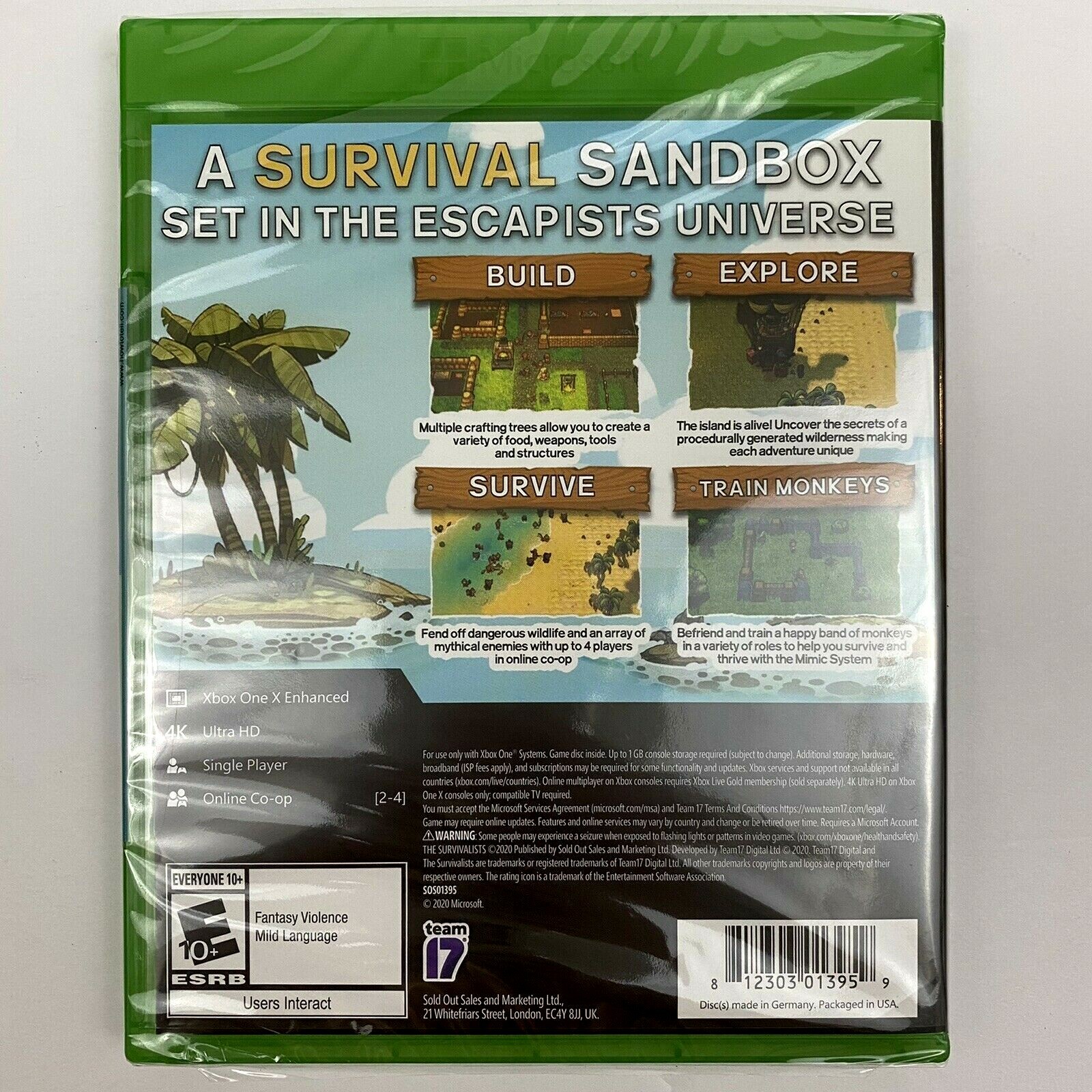 The Survivalists (Microsoft Xbox One, 2020) Build Explore Survive Physical Copy